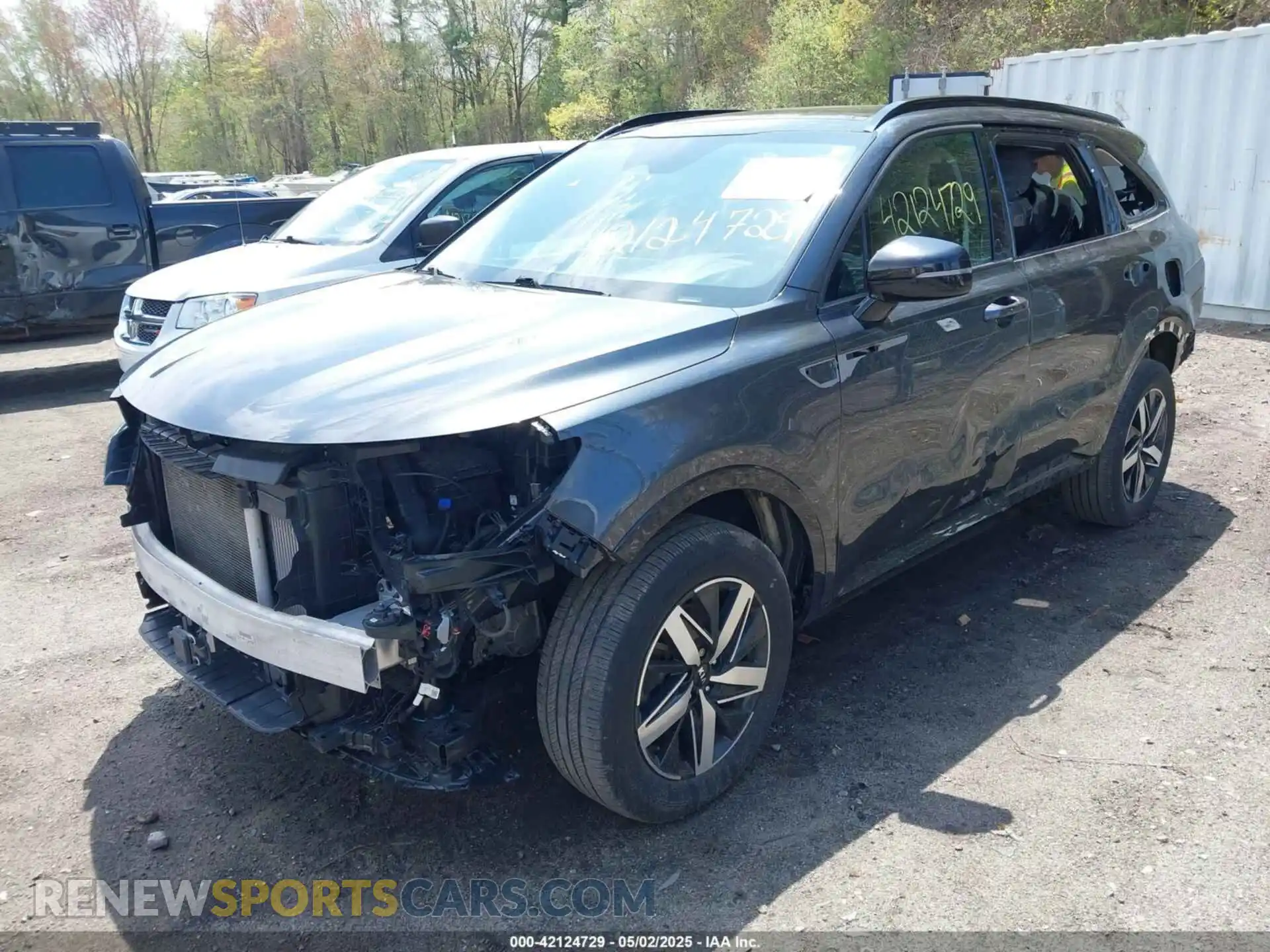 2 Photograph of a damaged car 5XYRHDLF7MG058307 KIA SORENTO 2021