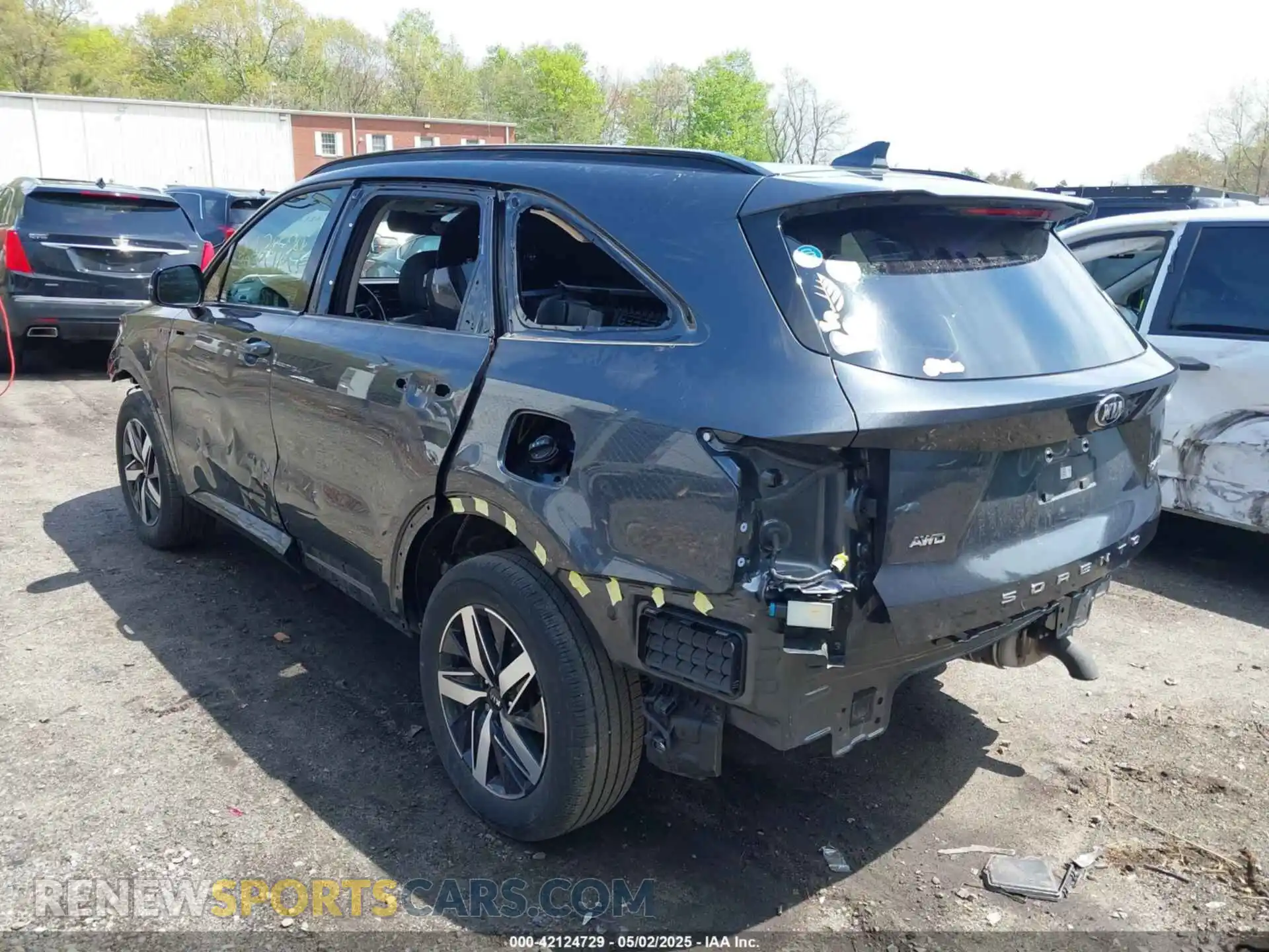 3 Photograph of a damaged car 5XYRHDLF7MG058307 KIA SORENTO 2021