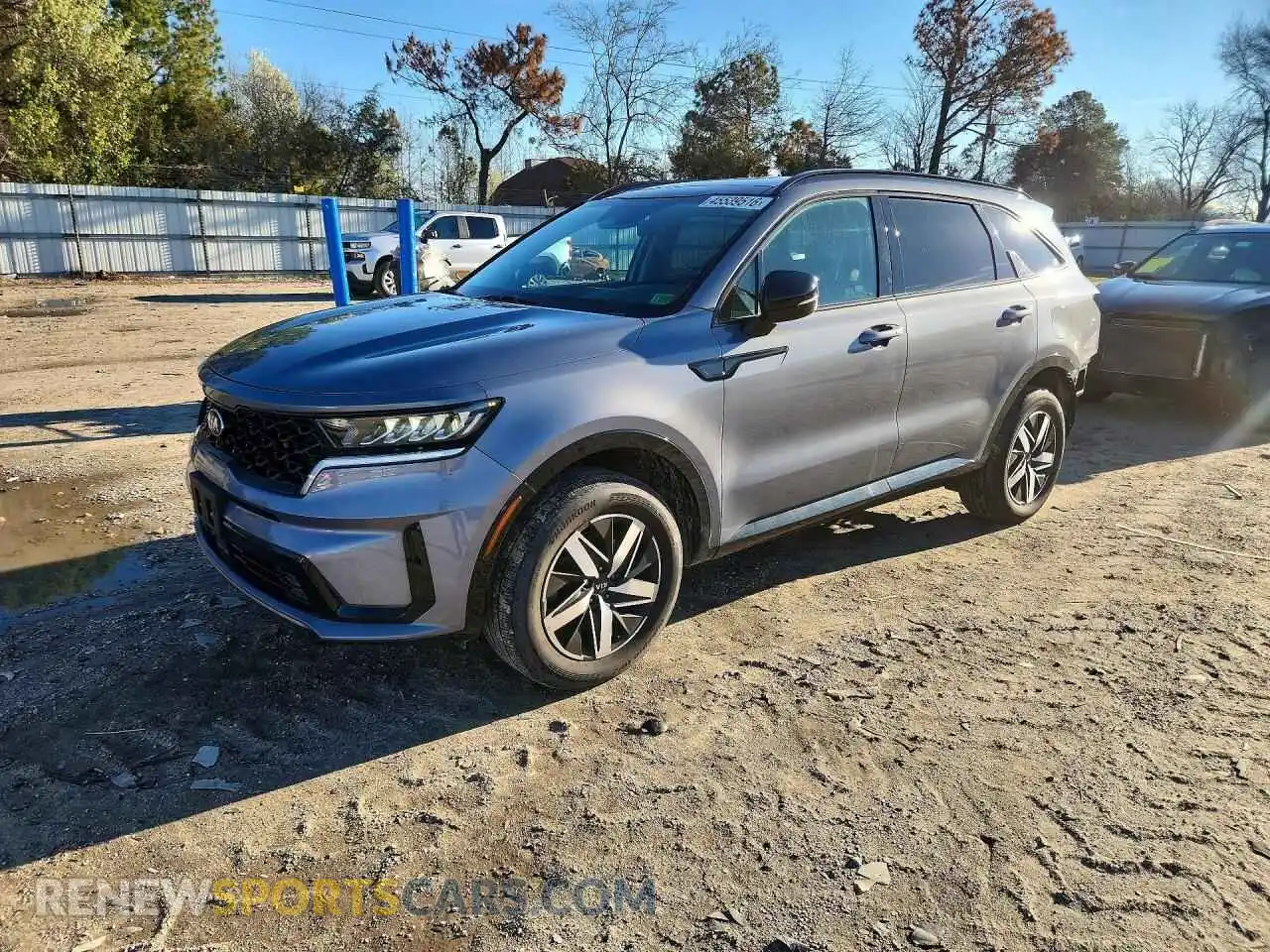 1 Photograph of a damaged car 5XYRHDLF8MG032394 KIA SORENTO 2021