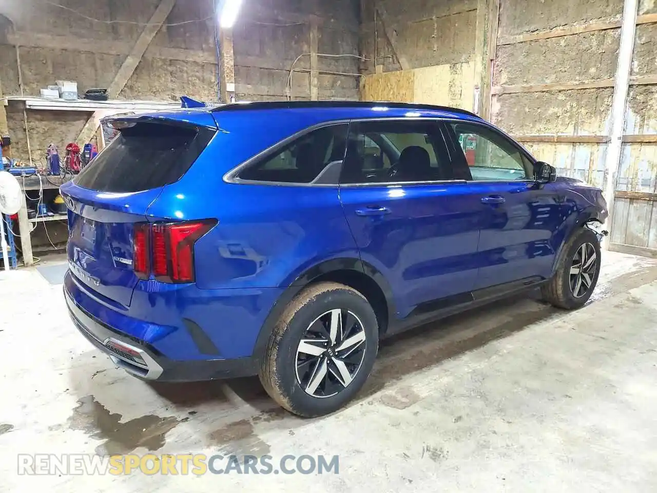 3 Photograph of a damaged car 5XYRHDLF8MG056095 KIA SORENTO 2021
