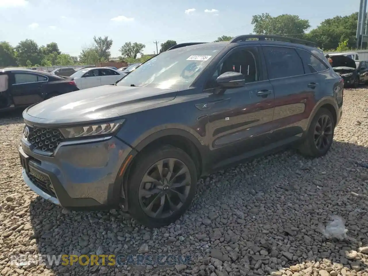 1 Photograph of a damaged car 5XYRHDLF8MG068814 KIA SORENTO 2021