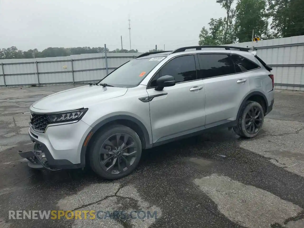 1 fotografías del automóvil dañado 5XYRHDLF9MG071527 KIA SORENTO 2021