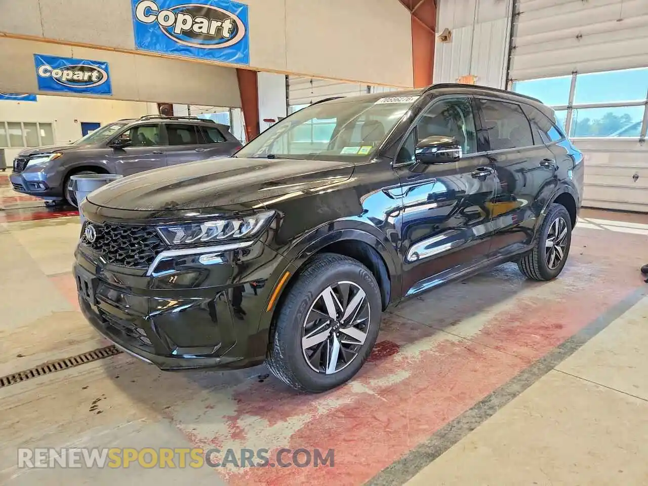 1 Photograph of a damaged car 5XYRHDLFXMG062836 KIA SORENTO 2021