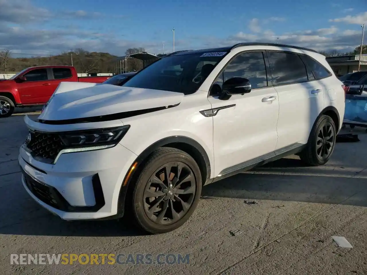 1 fotografías del automóvil dañado 5XYRK4LF0MG056738 KIA SORENTO 2021