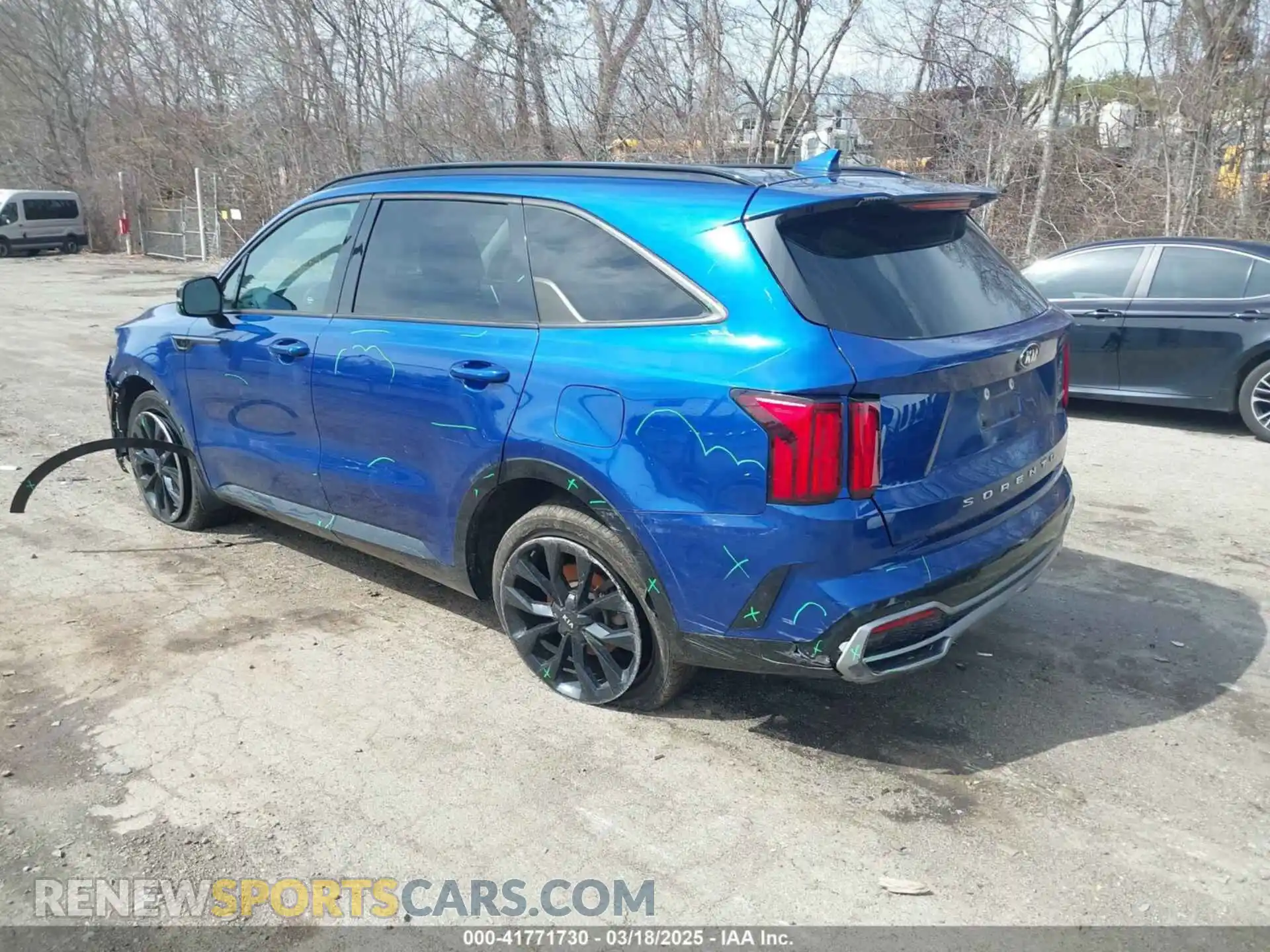 3 Photograph of a damaged car 5XYRK4LF1MG073547 KIA SORENTO 2021