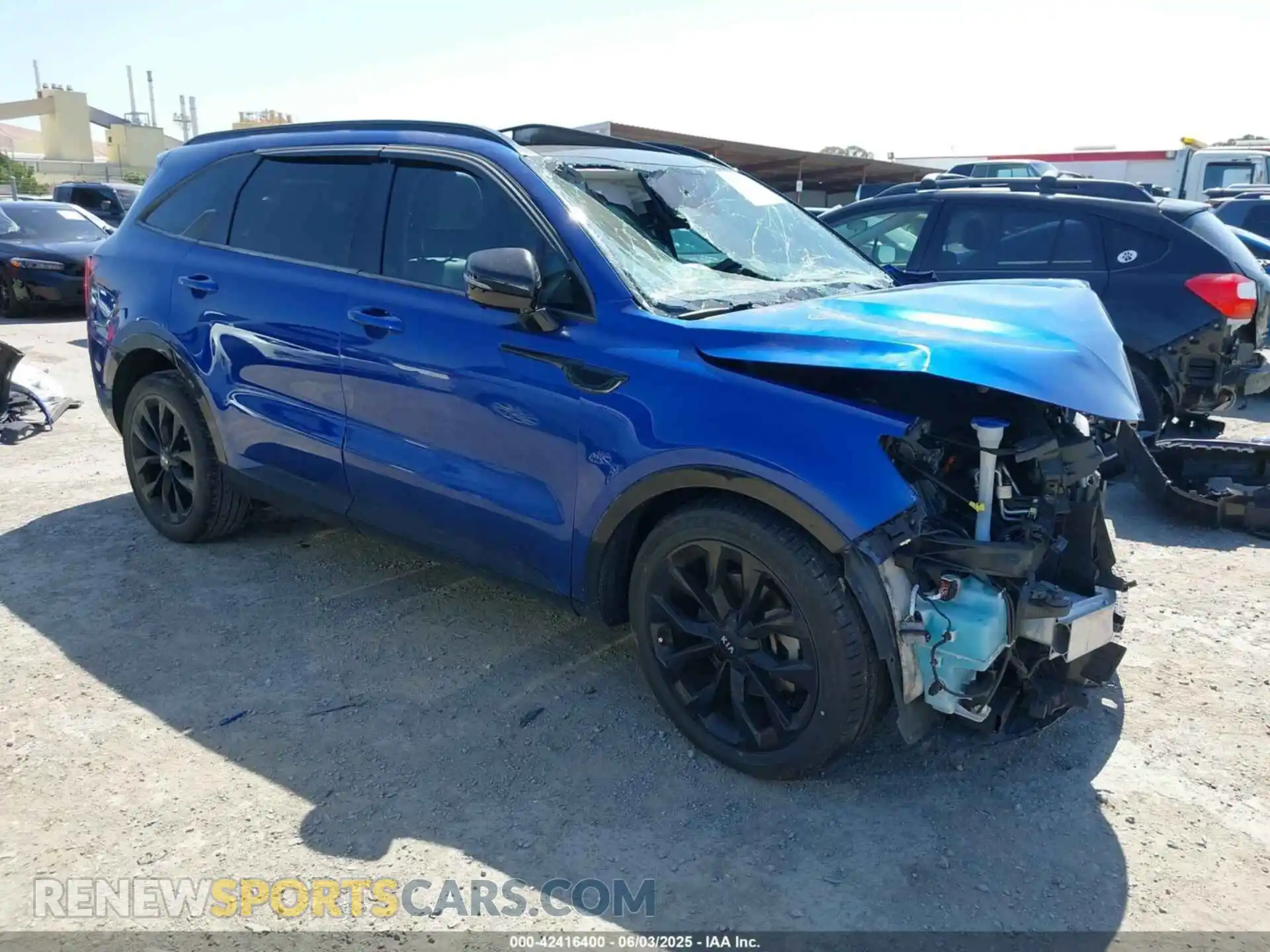 1 Photograph of a damaged car 5XYRK4LF2MG017293 KIA SORENTO 2021