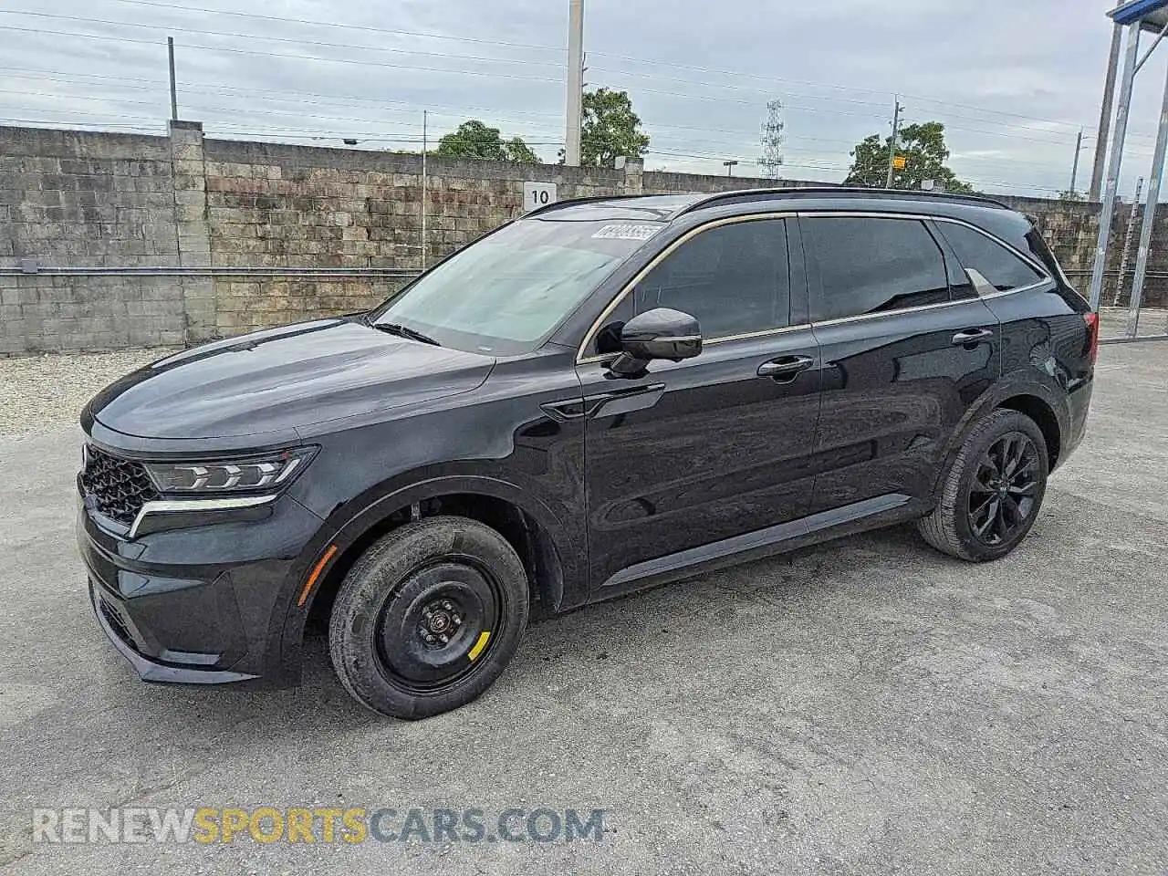 1 Photograph of a damaged car 5XYRK4LF2MG059284 KIA SORENTO 2021