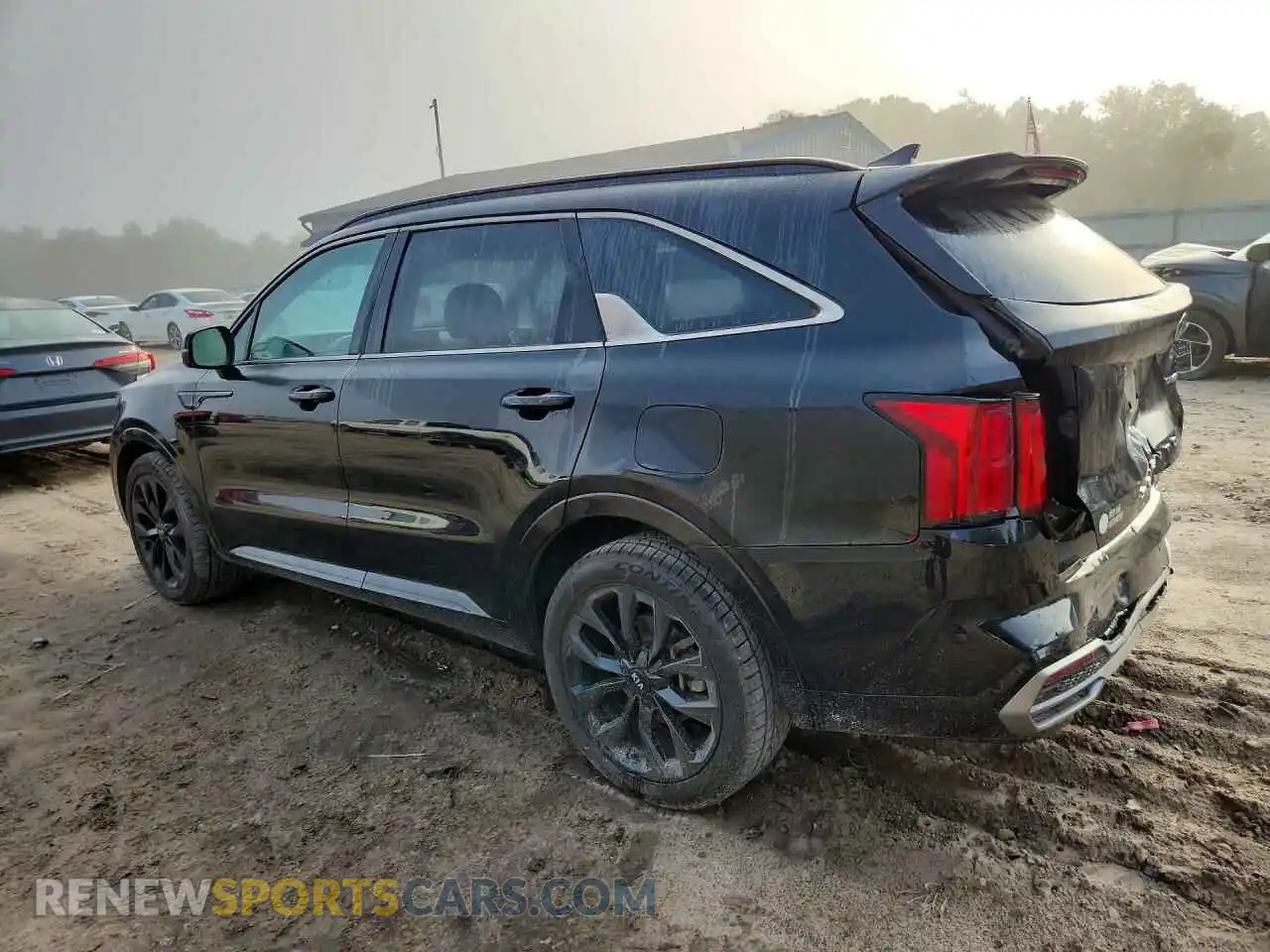 2 Photograph of a damaged car 5XYRK4LF3MG011065 KIA SORENTO 2021
