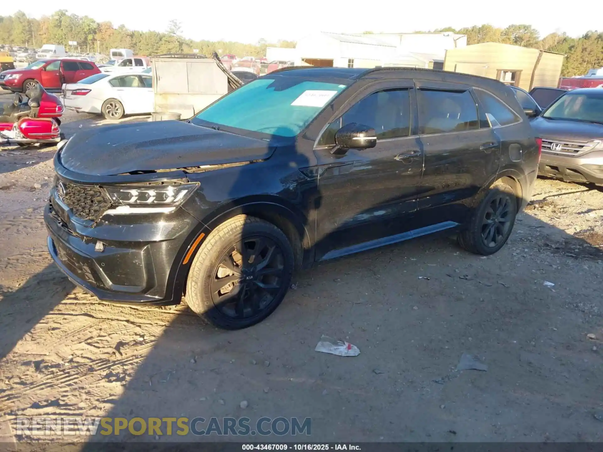 2 Photograph of a damaged car 5XYRK4LF3MG043790 KIA SORENTO 2021
