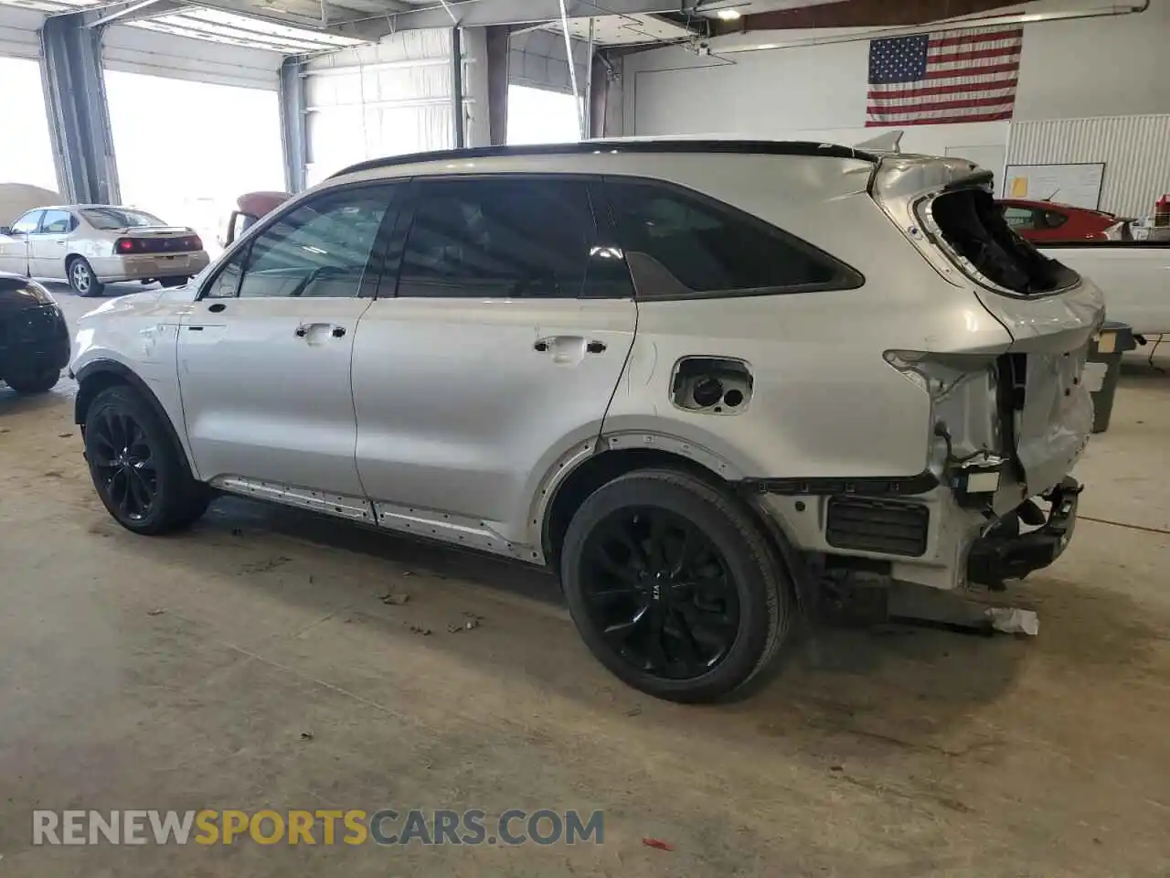 2 Photograph of a damaged car 5XYRK4LF4MG032846 KIA SORENTO 2021