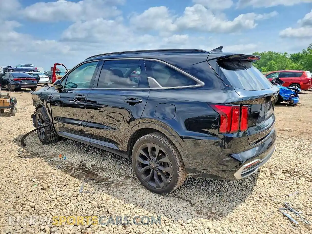 2 Фотография поврежденного автомобиля 5XYRK4LF4MG058248 KIA SORENTO 2021
