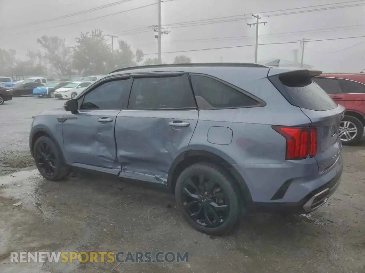 2 Photograph of a damaged car 5XYRK4LF4MG060937 KIA SORENTO 2021