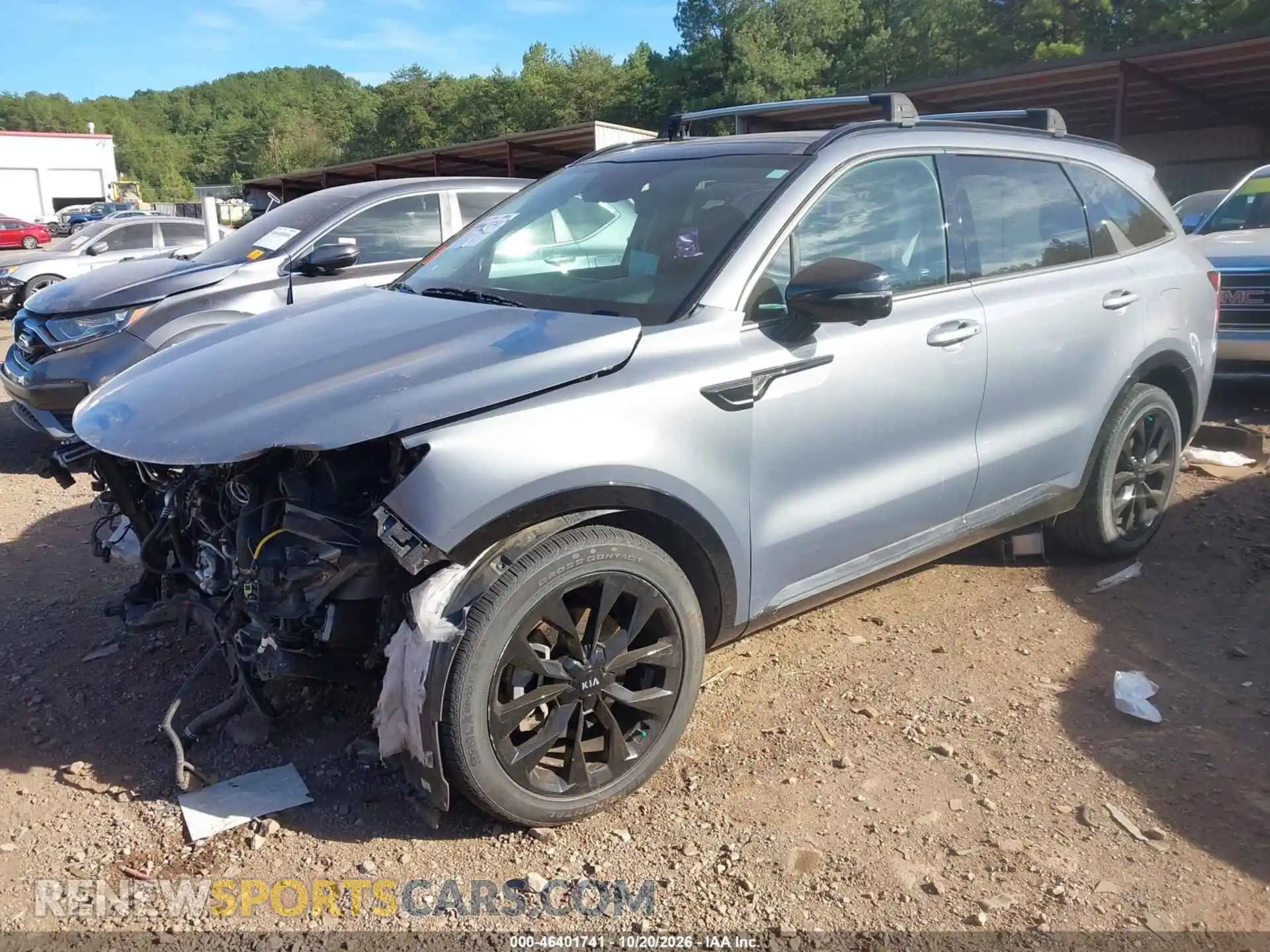 2 Photograph of a damaged car 5XYRK4LF5MG033374 KIA SORENTO 2021