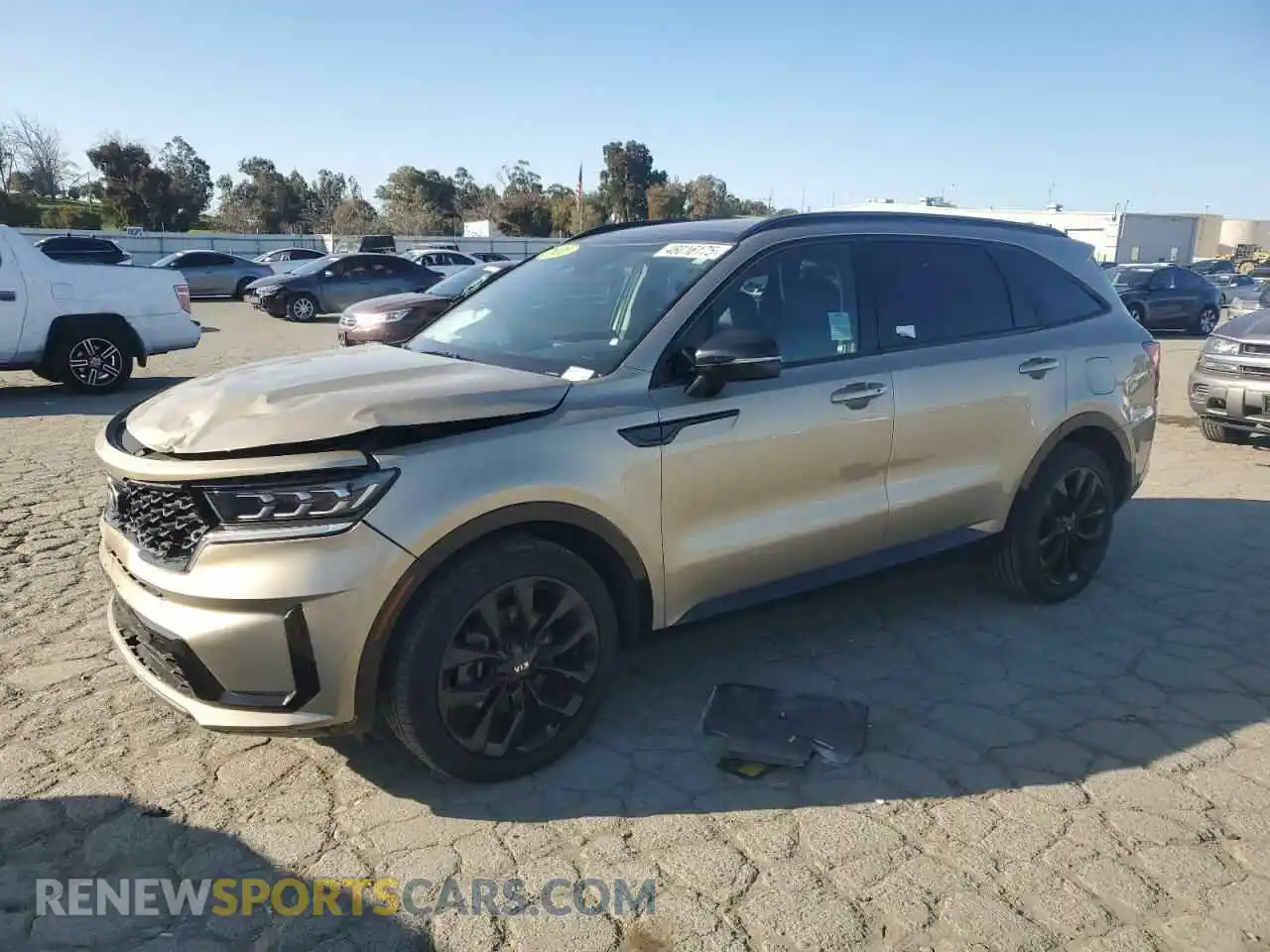 1 Photograph of a damaged car 5XYRK4LF5MG038347 KIA SORENTO 2021