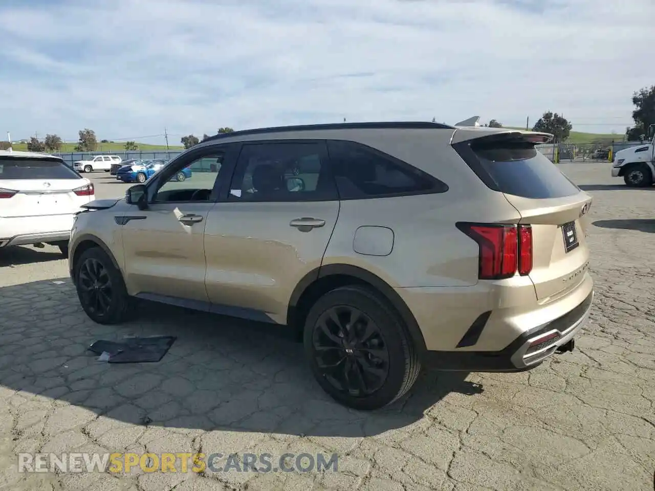 2 Photograph of a damaged car 5XYRK4LF5MG038347 KIA SORENTO 2021
