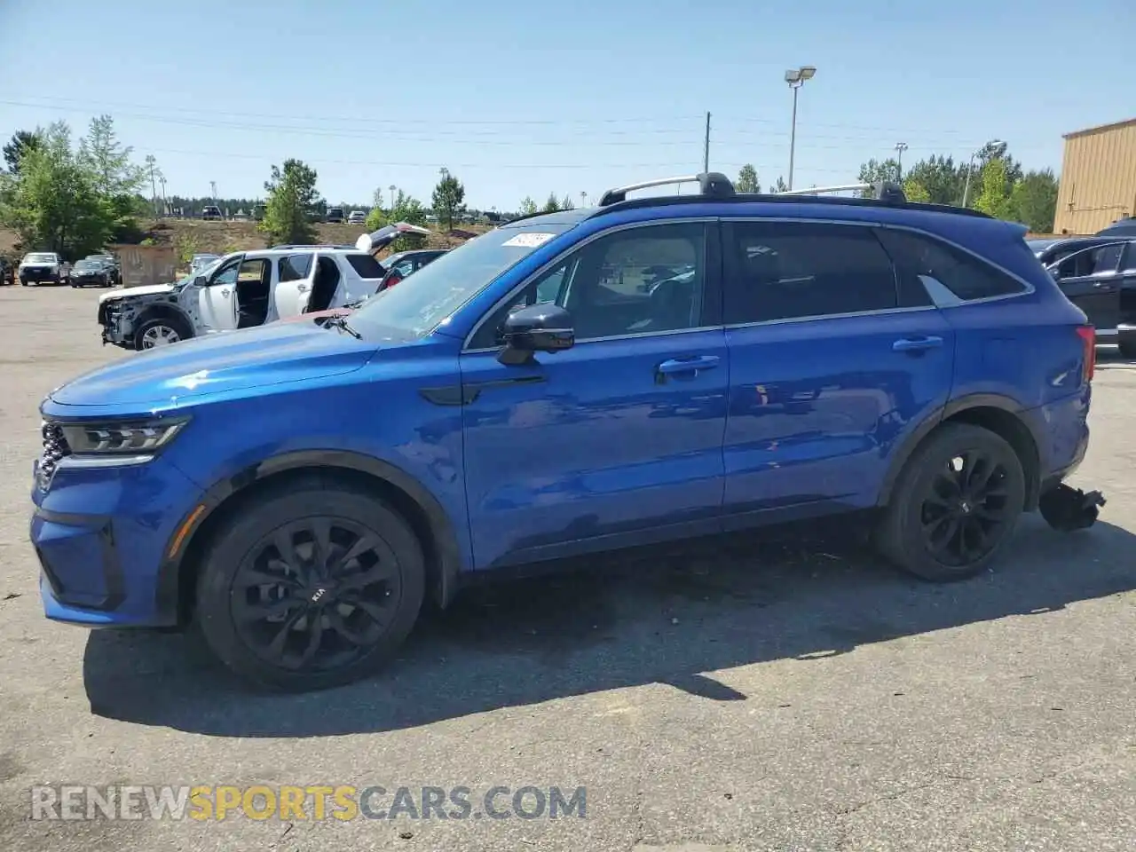 1 Photograph of a damaged car 5XYRK4LF5MG066407 KIA SORENTO 2021