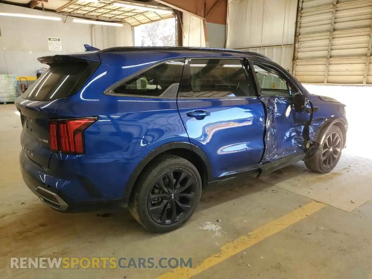 3 fotografías del automóvil dañado 5XYRK4LF6MG052886 KIA SORENTO 2021