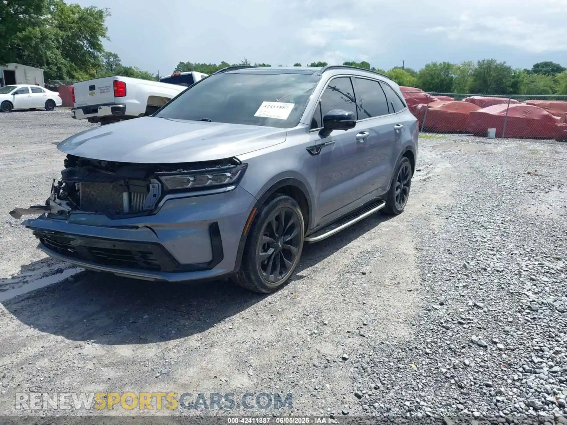 2 Photograph of a damaged car 5XYRK4LF7MG037510 KIA SORENTO 2021