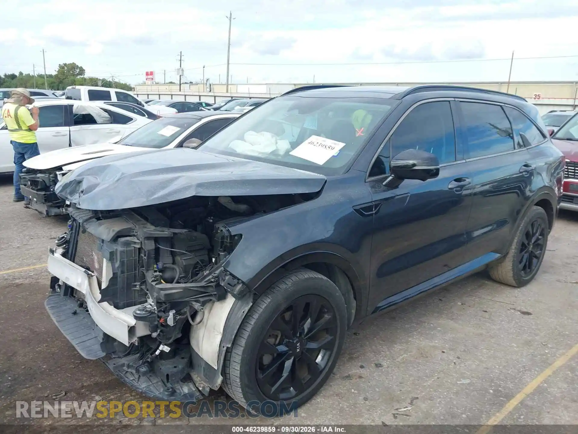 2 Photograph of a damaged car 5XYRK4LF7MG057692 KIA SORENTO 2021