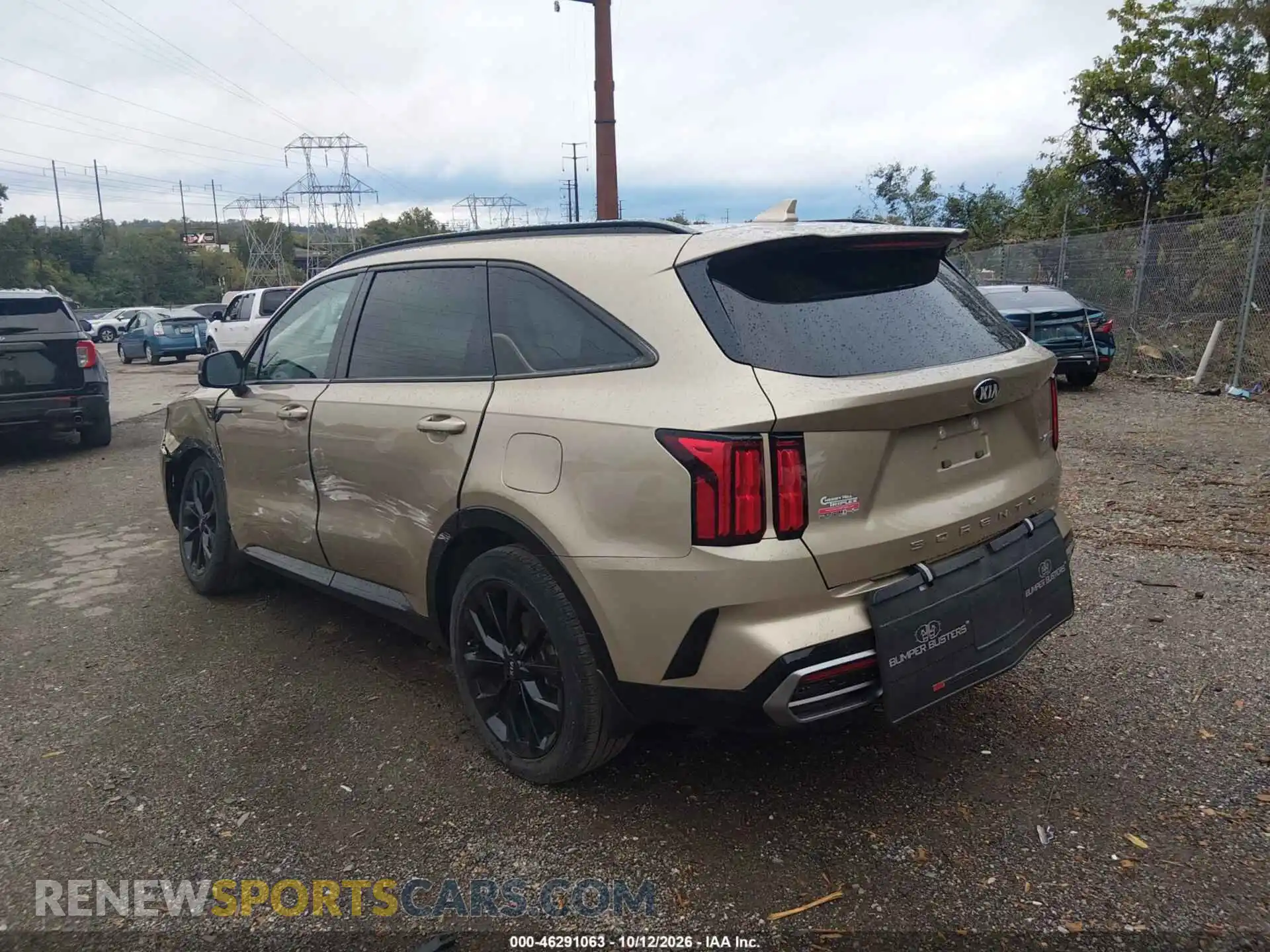 3 Photograph of a damaged car 5XYRK4LF8MG066109 KIA SORENTO 2021