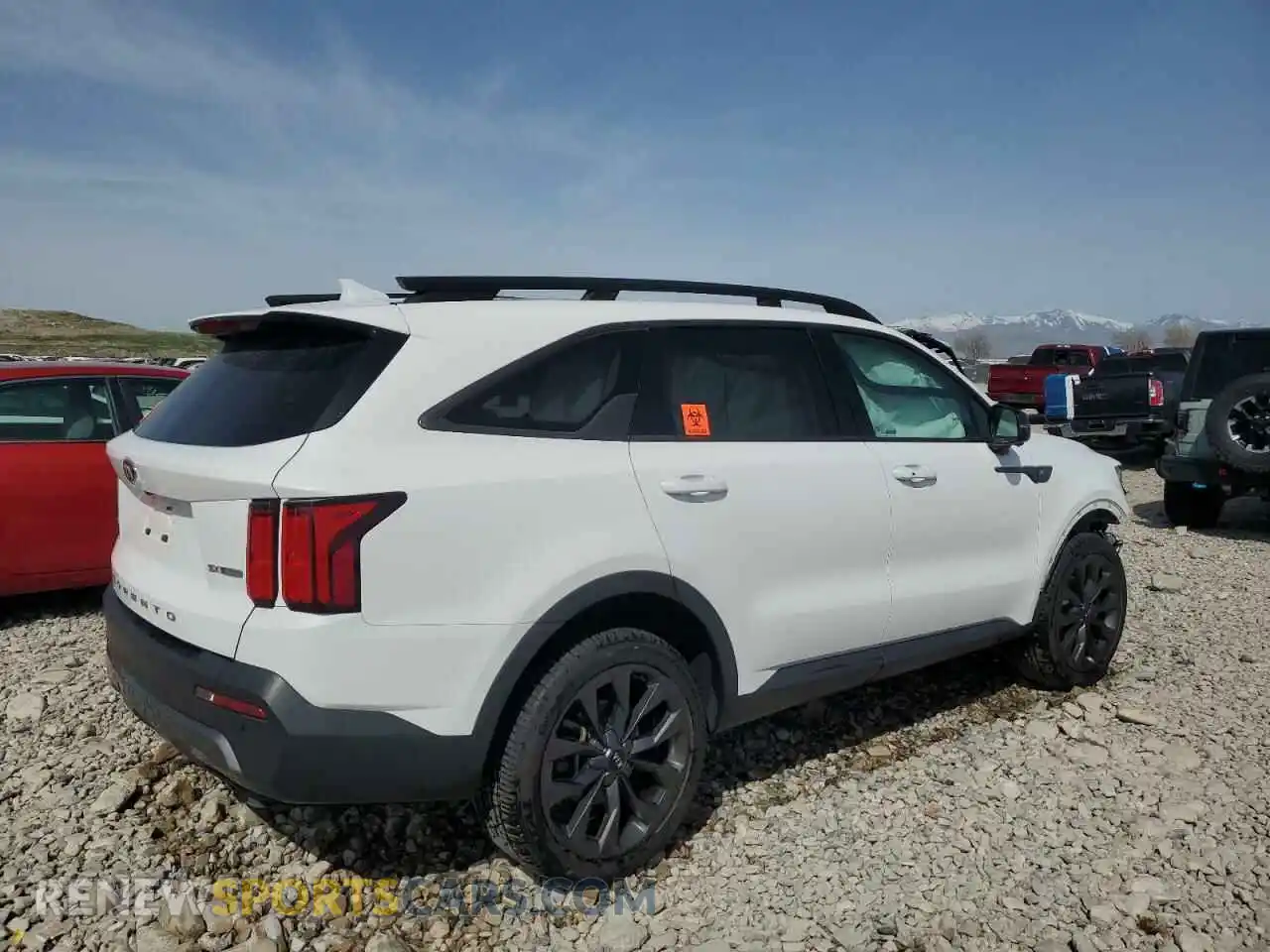 3 fotografías del automóvil dañado 5XYRKDLF0MG011816 KIA SORENTO 2021