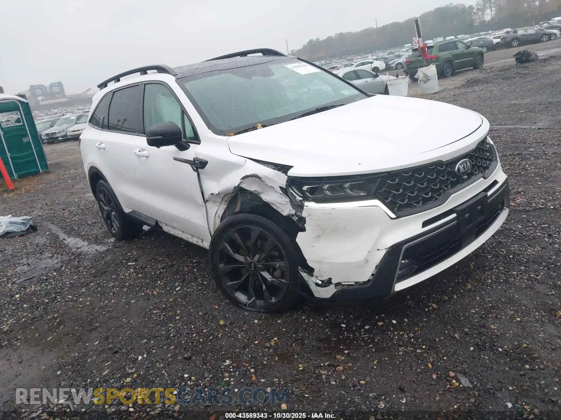 1 Photograph of a damaged car 5XYRKDLF0MG018183 KIA SORENTO 2021