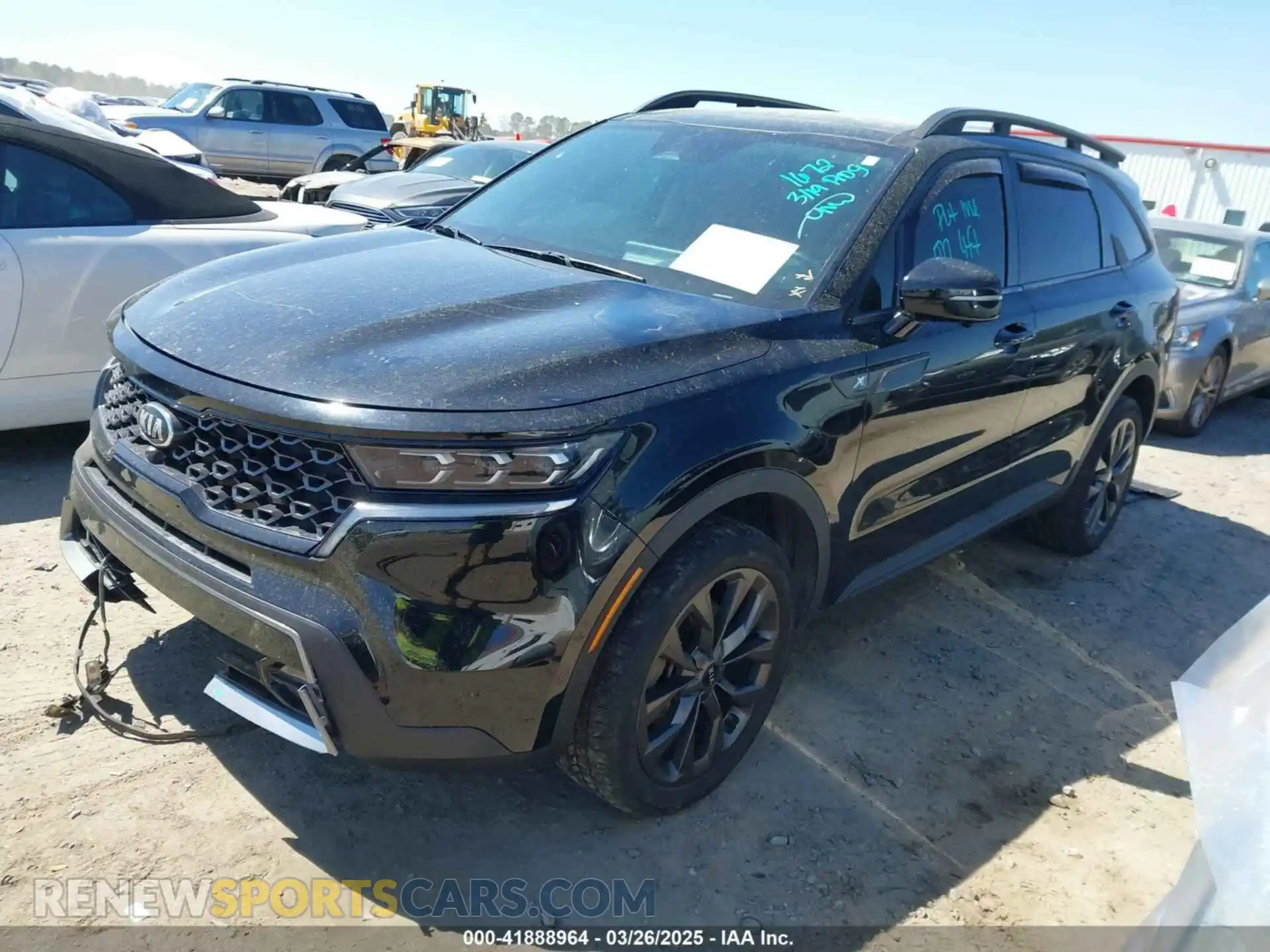 2 Photograph of a damaged car 5XYRKDLF0MG041902 KIA SORENTO 2021