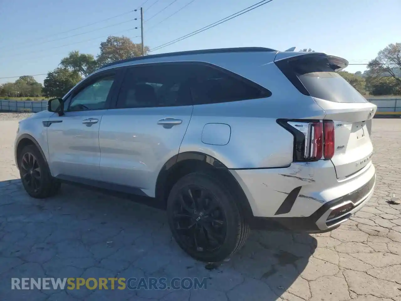 2 Photograph of a damaged car 5XYRKDLF0MG049885 KIA SORENTO 2021