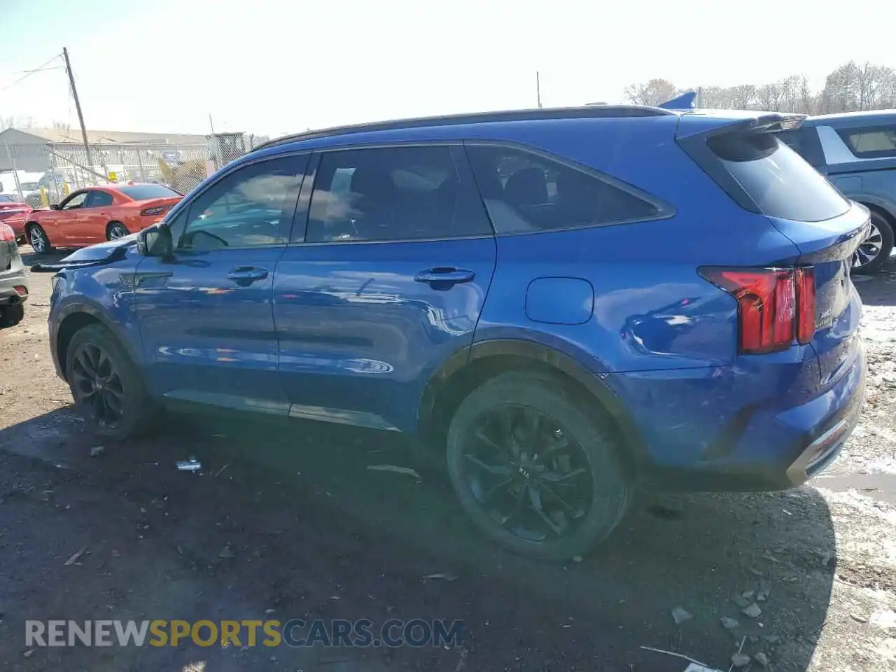2 Photograph of a damaged car 5XYRKDLF2MG014720 KIA SORENTO 2021