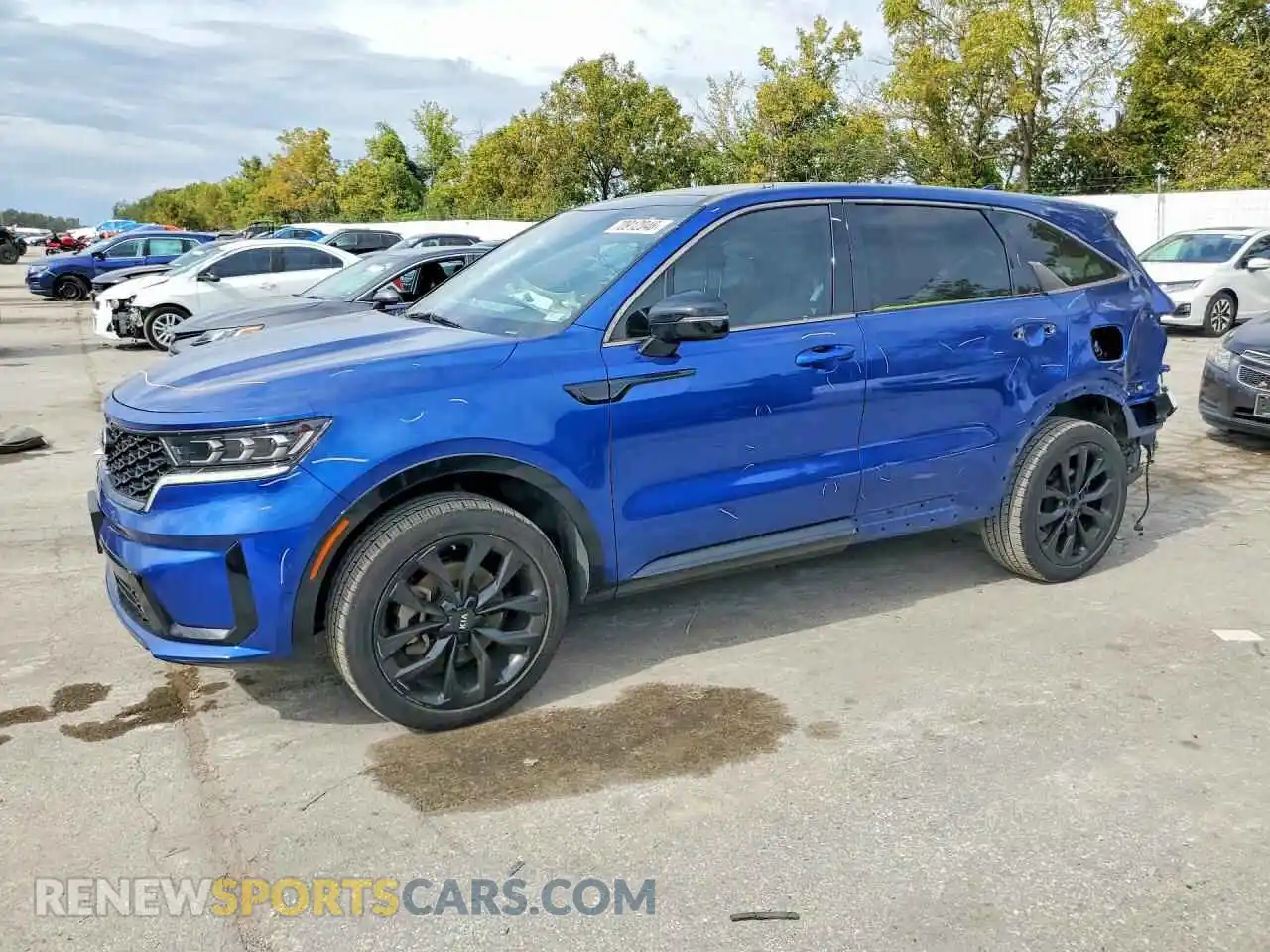 1 Фотография поврежденного автомобиля 5XYRKDLF2MG027905 KIA SORENTO 2021