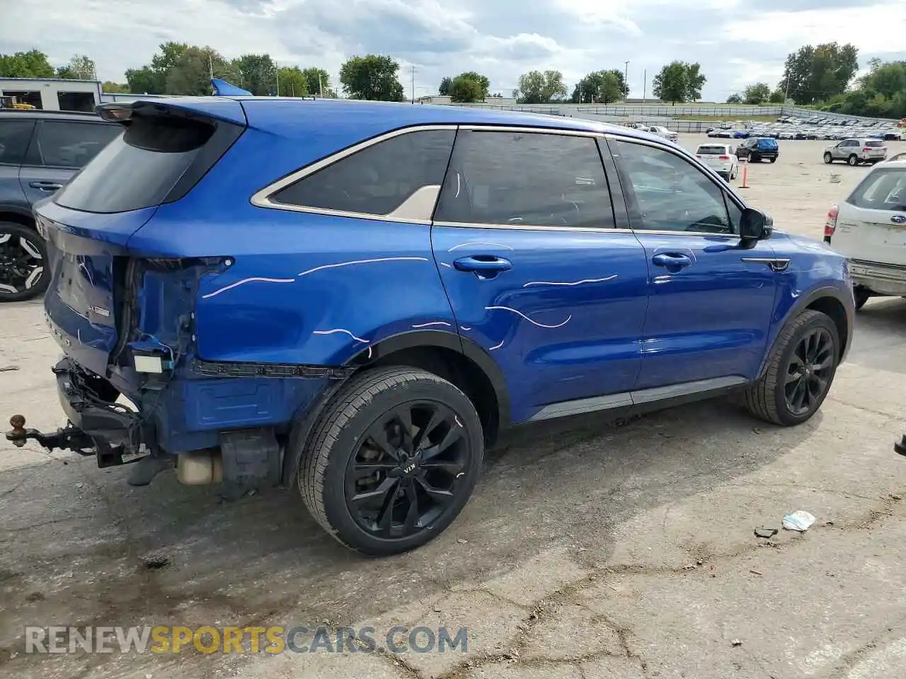 3 Фотография поврежденного автомобиля 5XYRKDLF2MG027905 KIA SORENTO 2021