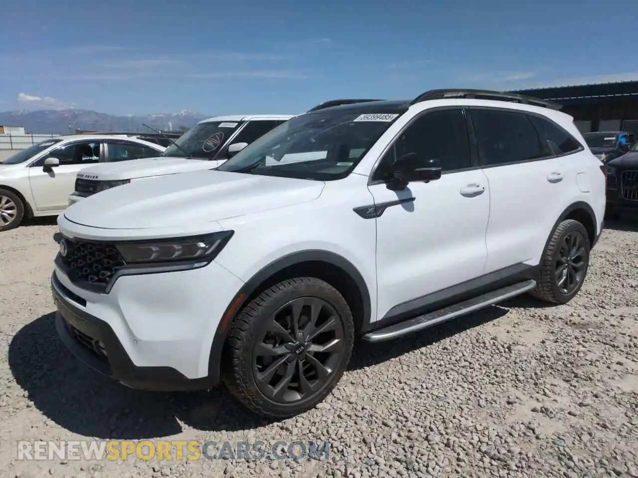 1 Photograph of a damaged car 5XYRKDLF2MG040900 KIA SORENTO 2021