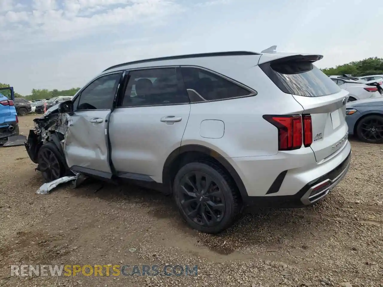 2 Photograph of a damaged car 5XYRKDLF2MG041030 KIA SORENTO 2021