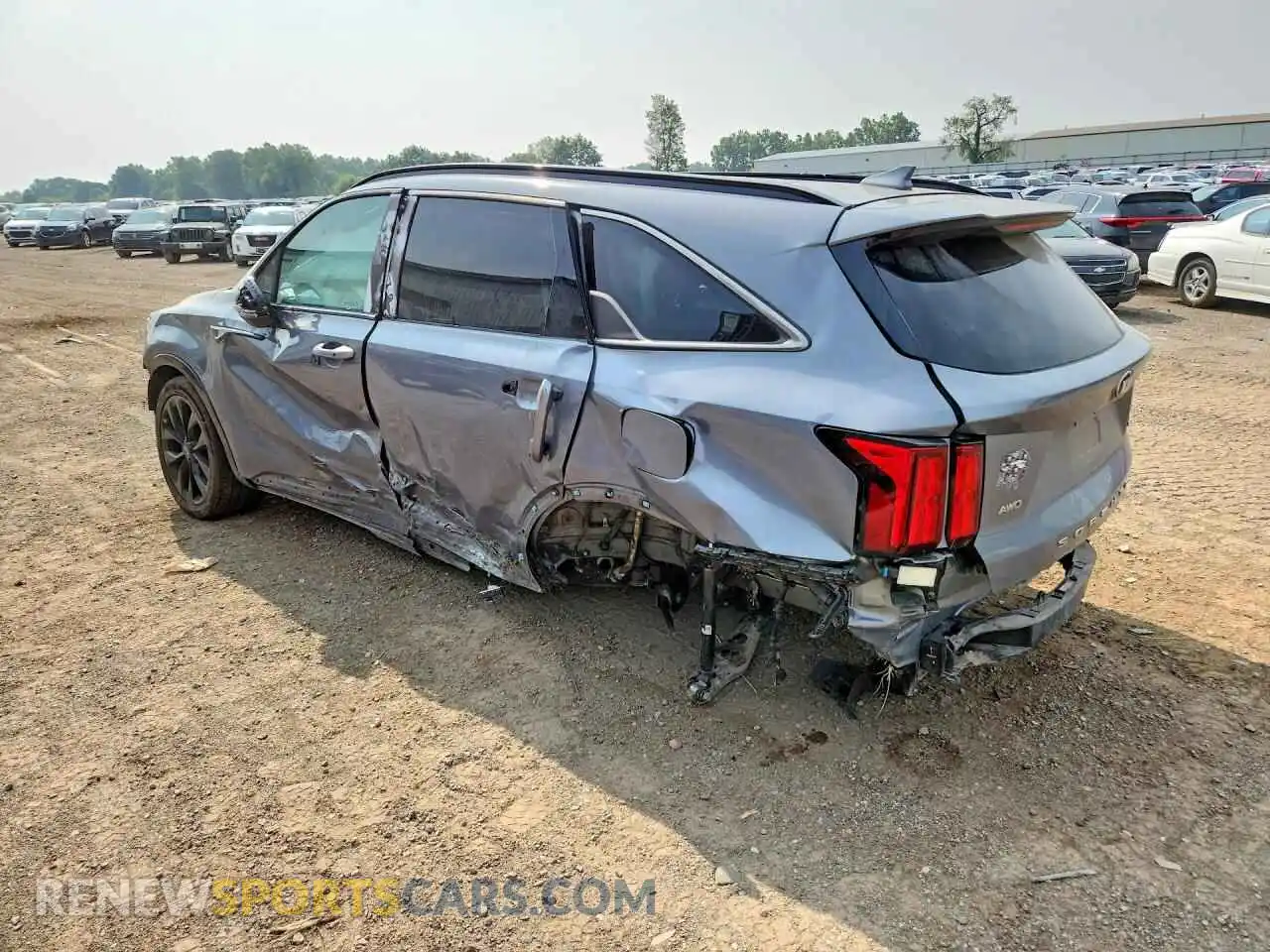2 Photograph of a damaged car 5XYRKDLF2MG044820 KIA SORENTO 2021