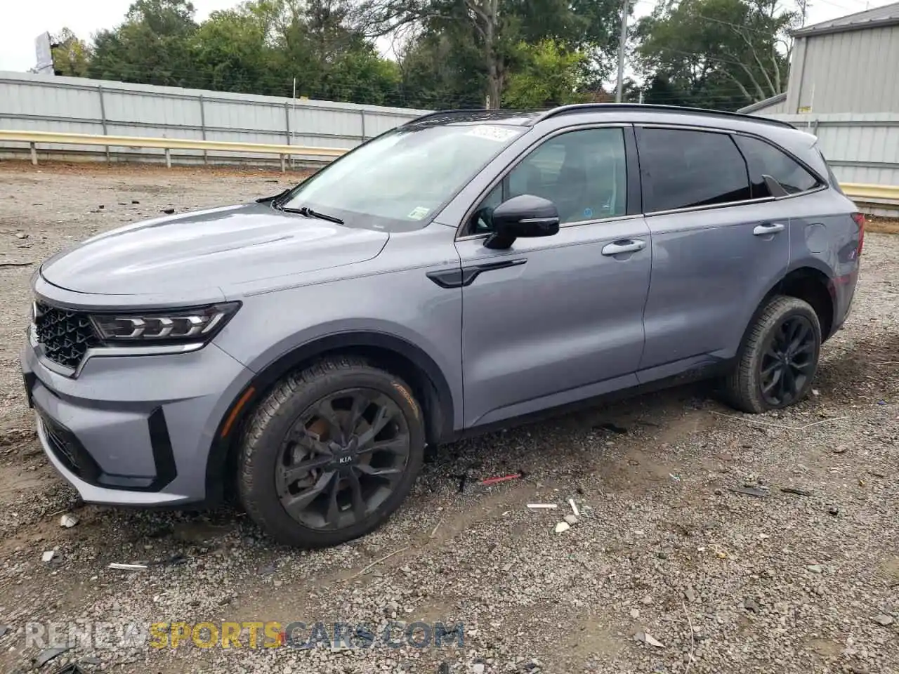 1 fotografías del automóvil dañado 5XYRKDLF3MG042736 KIA SORENTO 2021