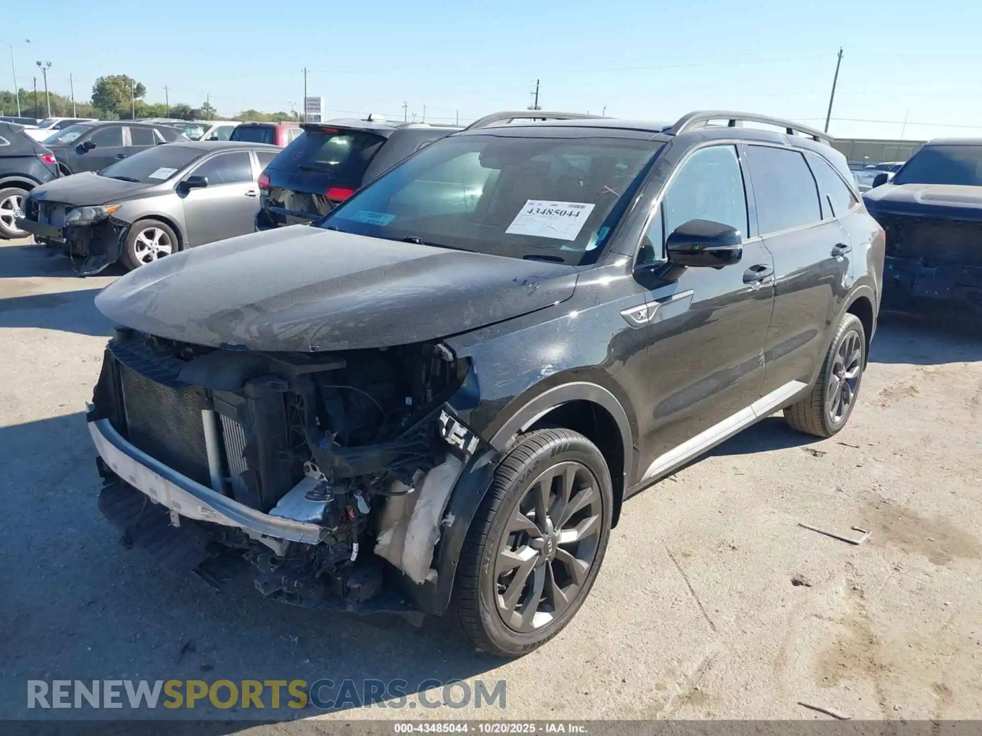 2 Photograph of a damaged car 5XYRKDLF3MG042834 KIA SORENTO 2021