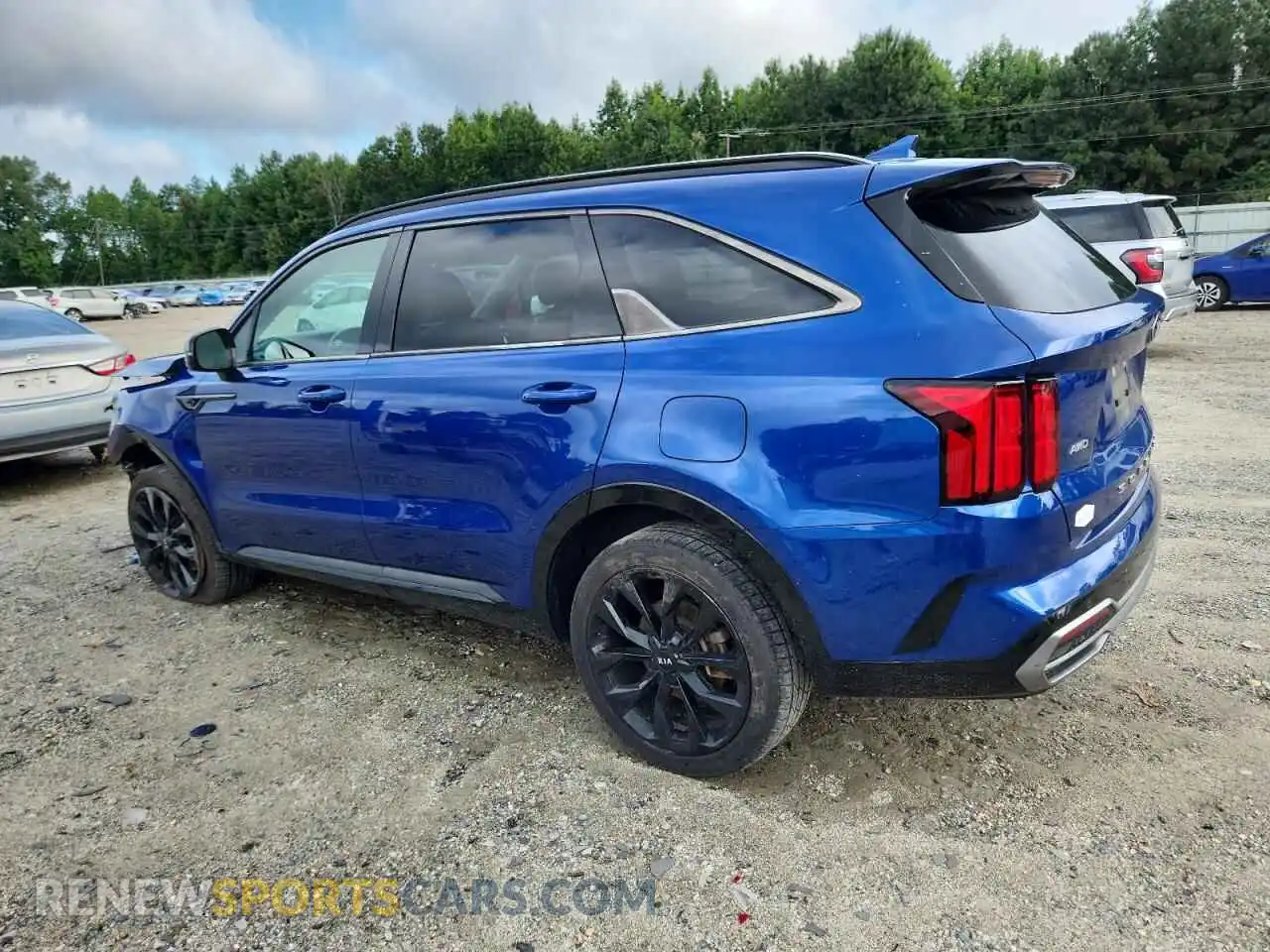 2 Photograph of a damaged car 5XYRKDLF3MG056877 KIA SORENTO 2021