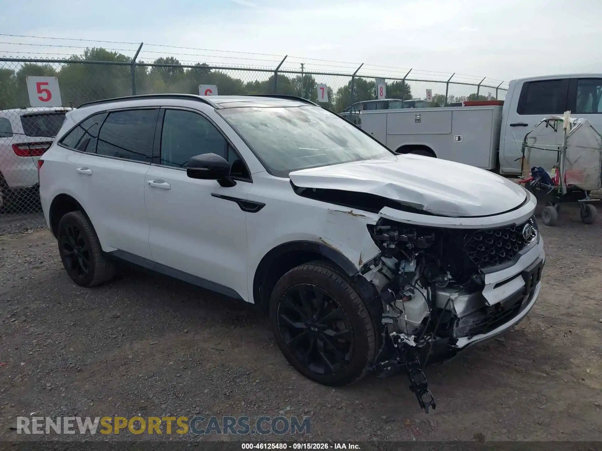 1 Photograph of a damaged car 5XYRKDLF4MG014234 KIA SORENTO 2021