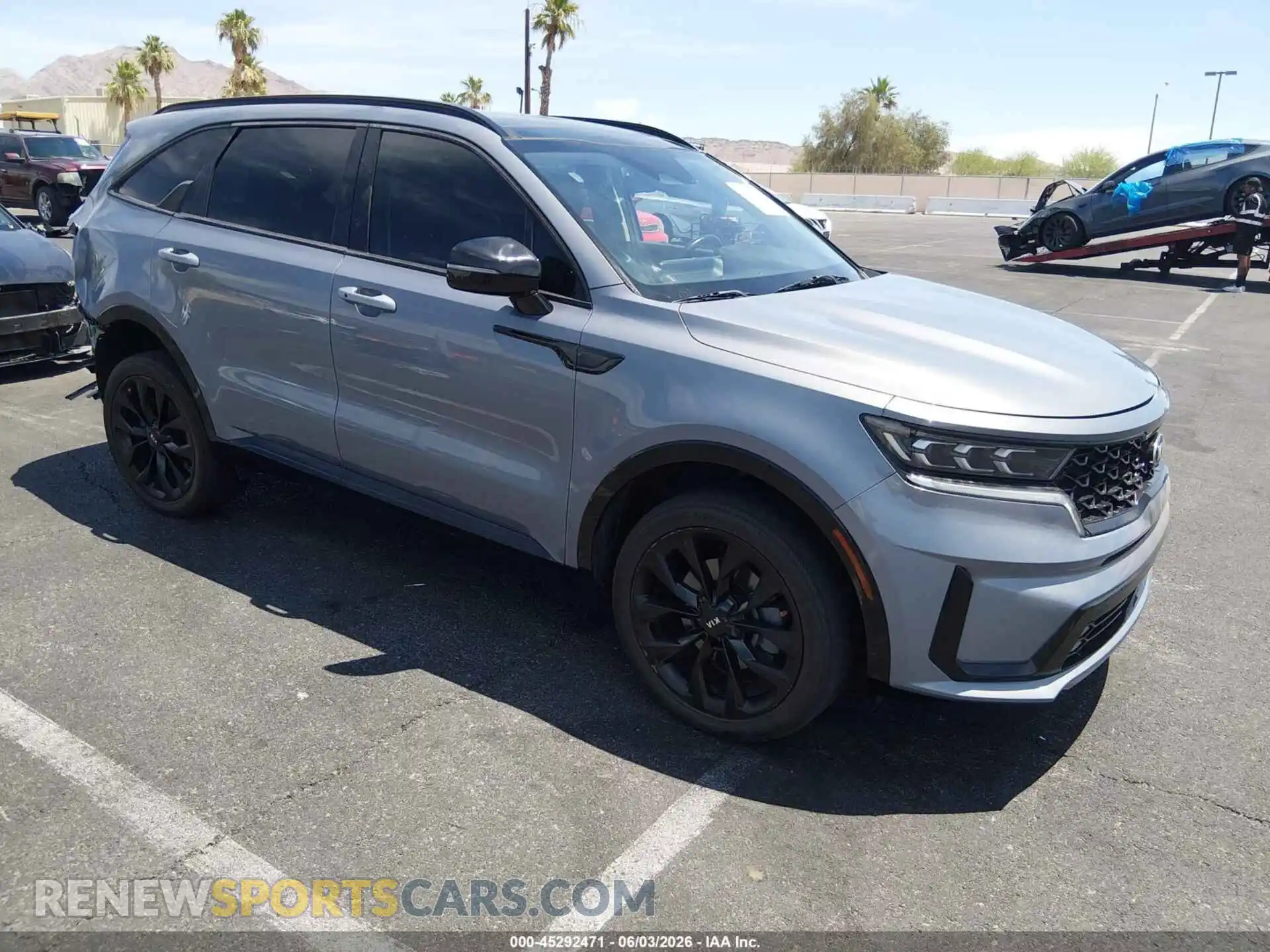 1 Photograph of a damaged car 5XYRKDLF5MG045184 KIA SORENTO 2021