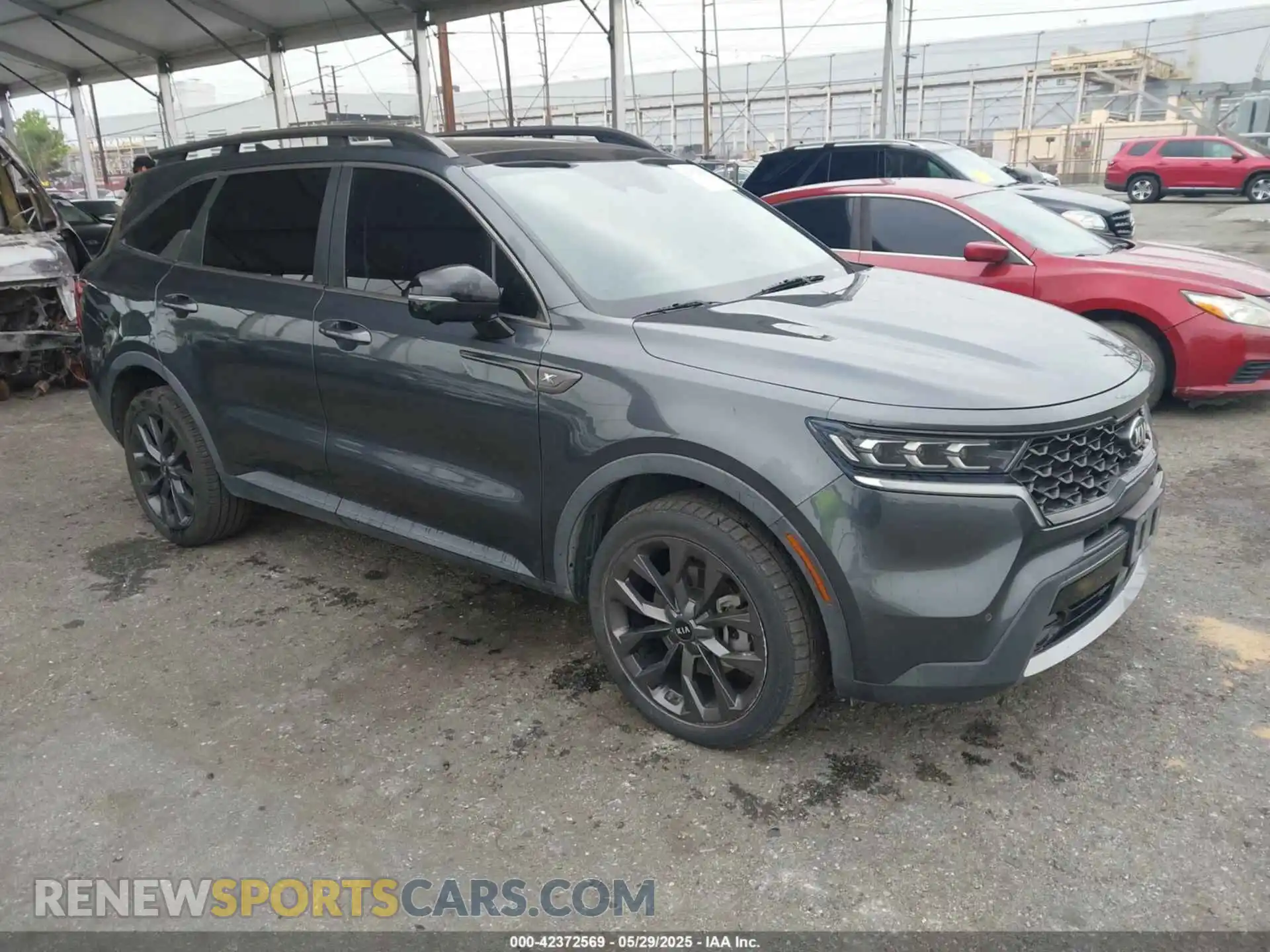 1 Photograph of a damaged car 5XYRKDLF7MG016494 KIA SORENTO 2021