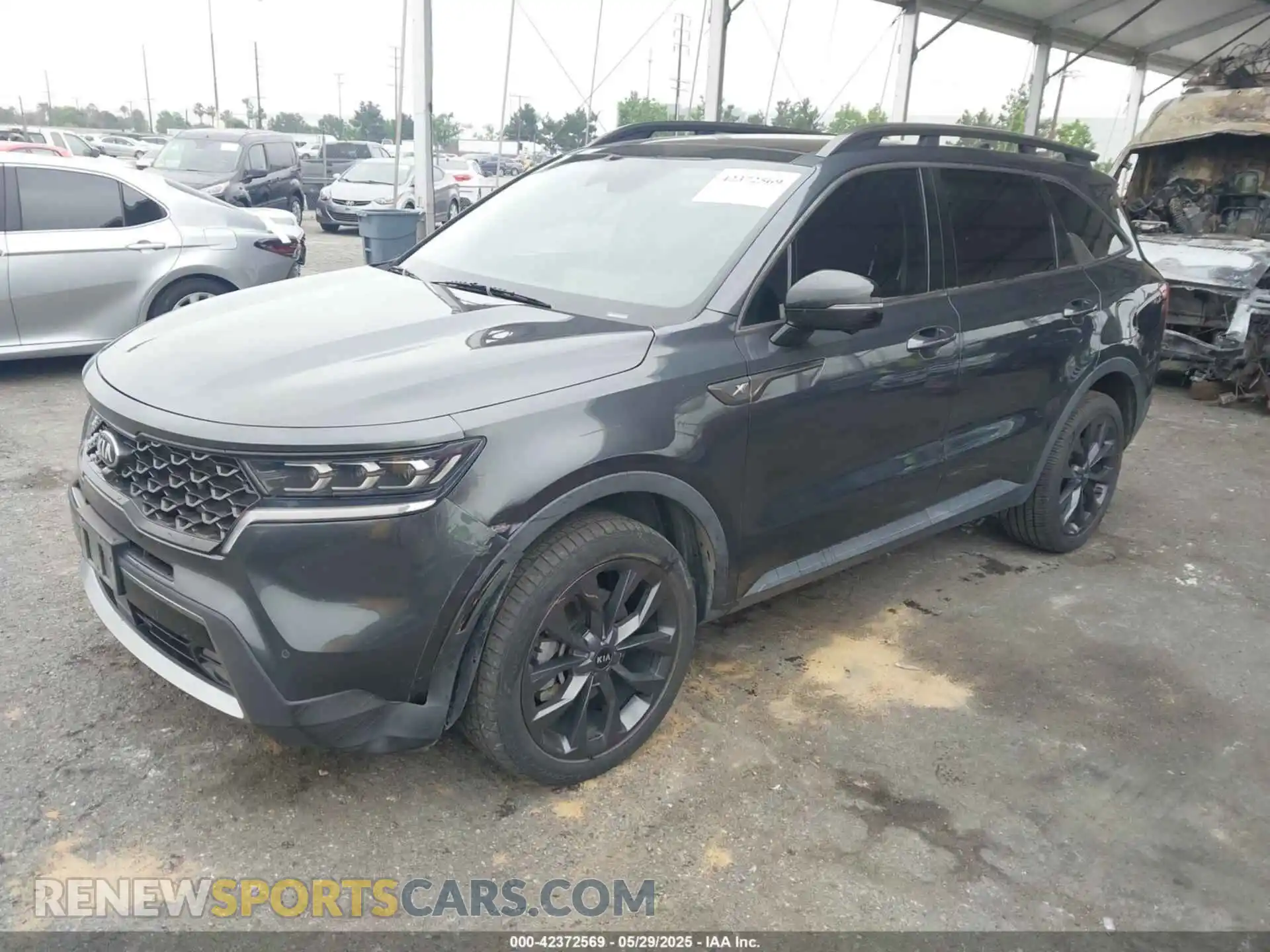 2 Photograph of a damaged car 5XYRKDLF7MG016494 KIA SORENTO 2021