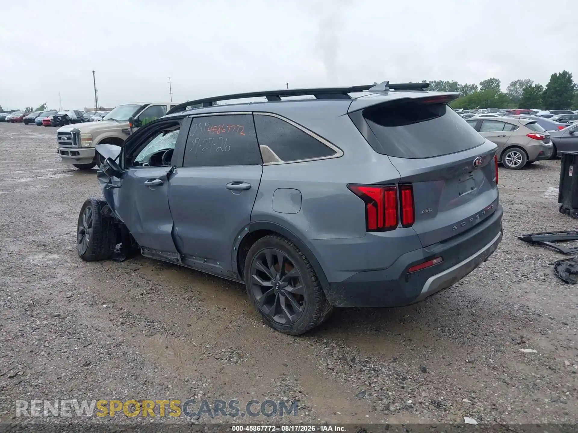 3 Photograph of a damaged car 5XYRKDLF7MG031528 KIA SORENTO 2021