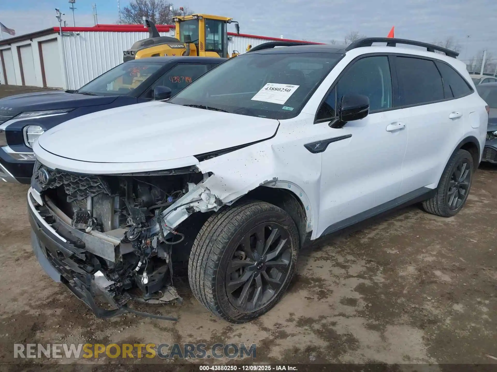 2 Photograph of a damaged car 5XYRKDLF7MG032596 KIA SORENTO 2021