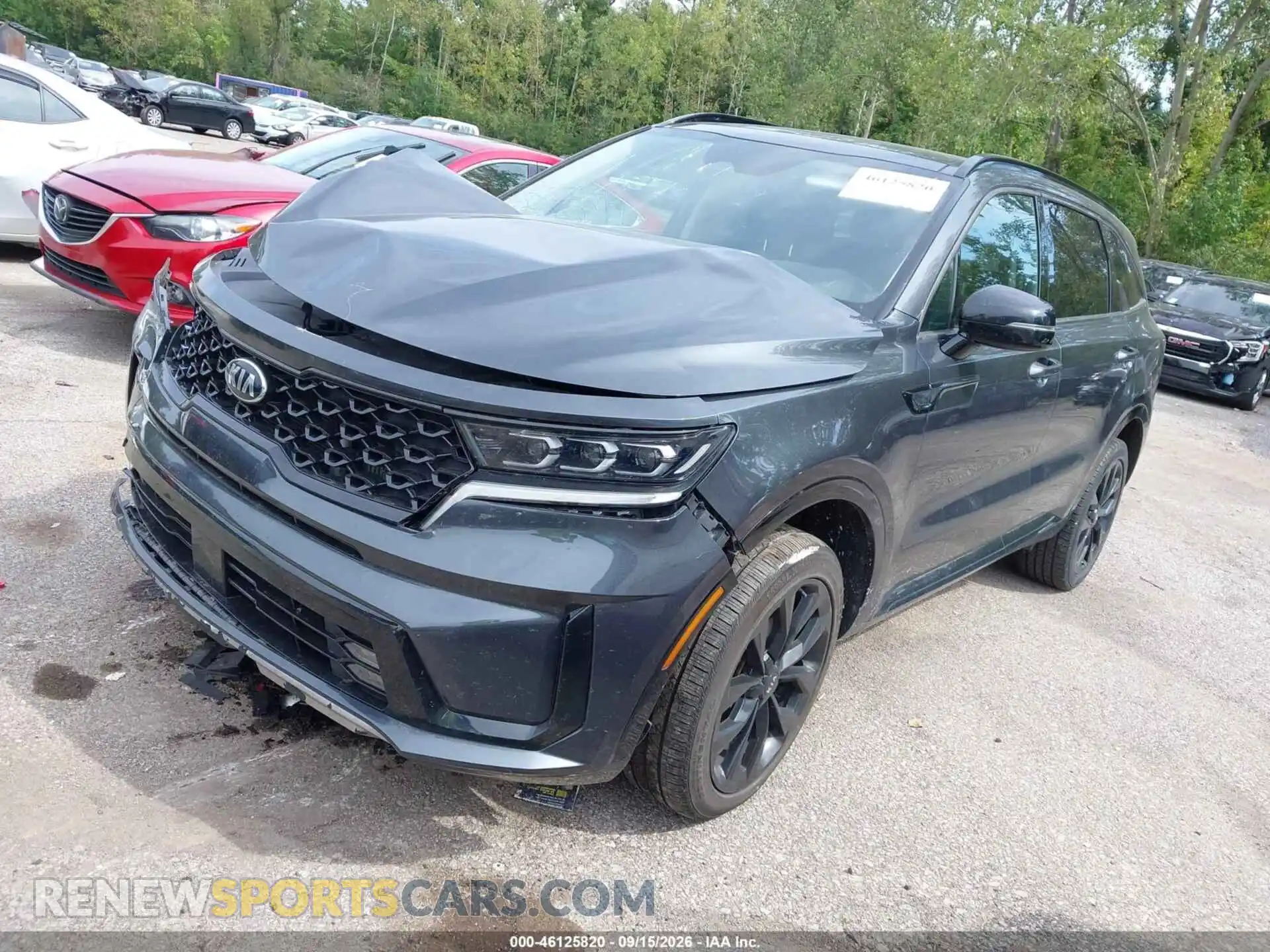 2 Photograph of a damaged car 5XYRKDLF7MG051780 KIA SORENTO 2021