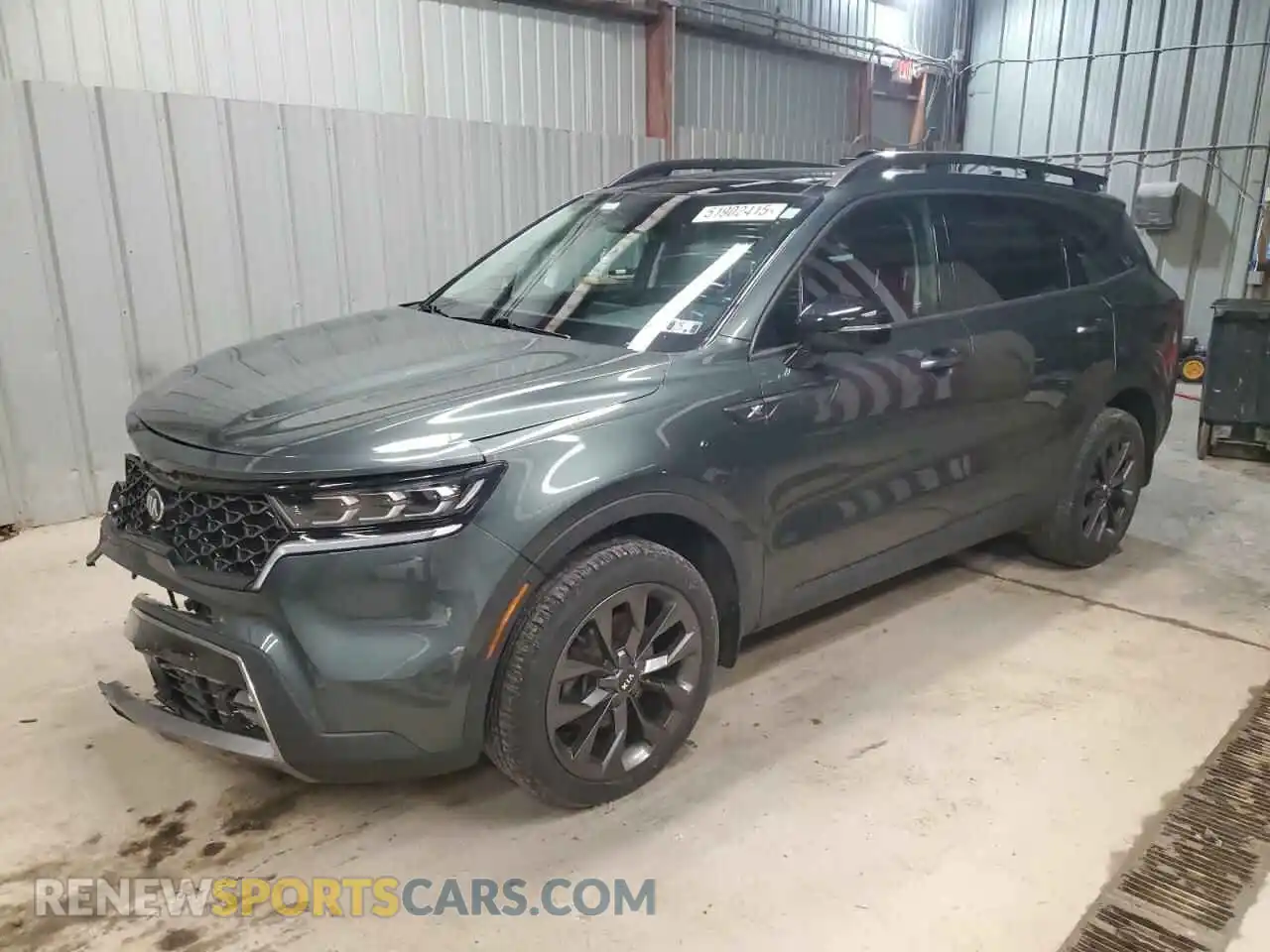 1 Photograph of a damaged car 5XYRKDLF8MG051710 KIA SORENTO 2021