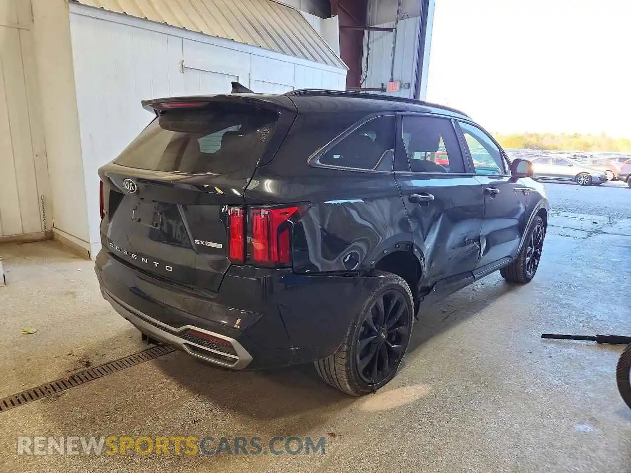 3 fotografías del automóvil dañado 5XYRKDLF8MG052274 KIA SORENTO 2021