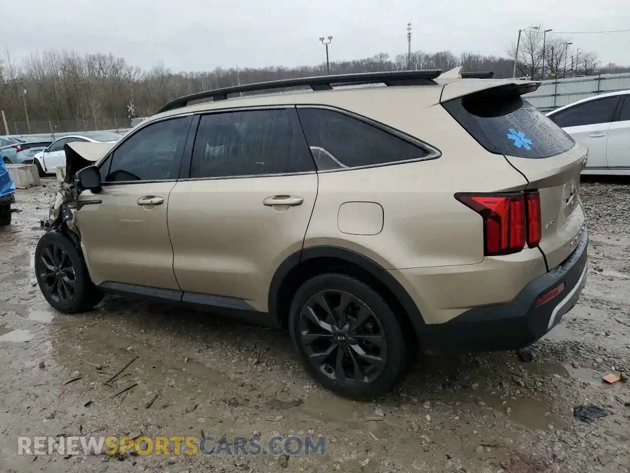 2 Photograph of a damaged car 5XYRKDLF9MG026816 KIA SORENTO 2021