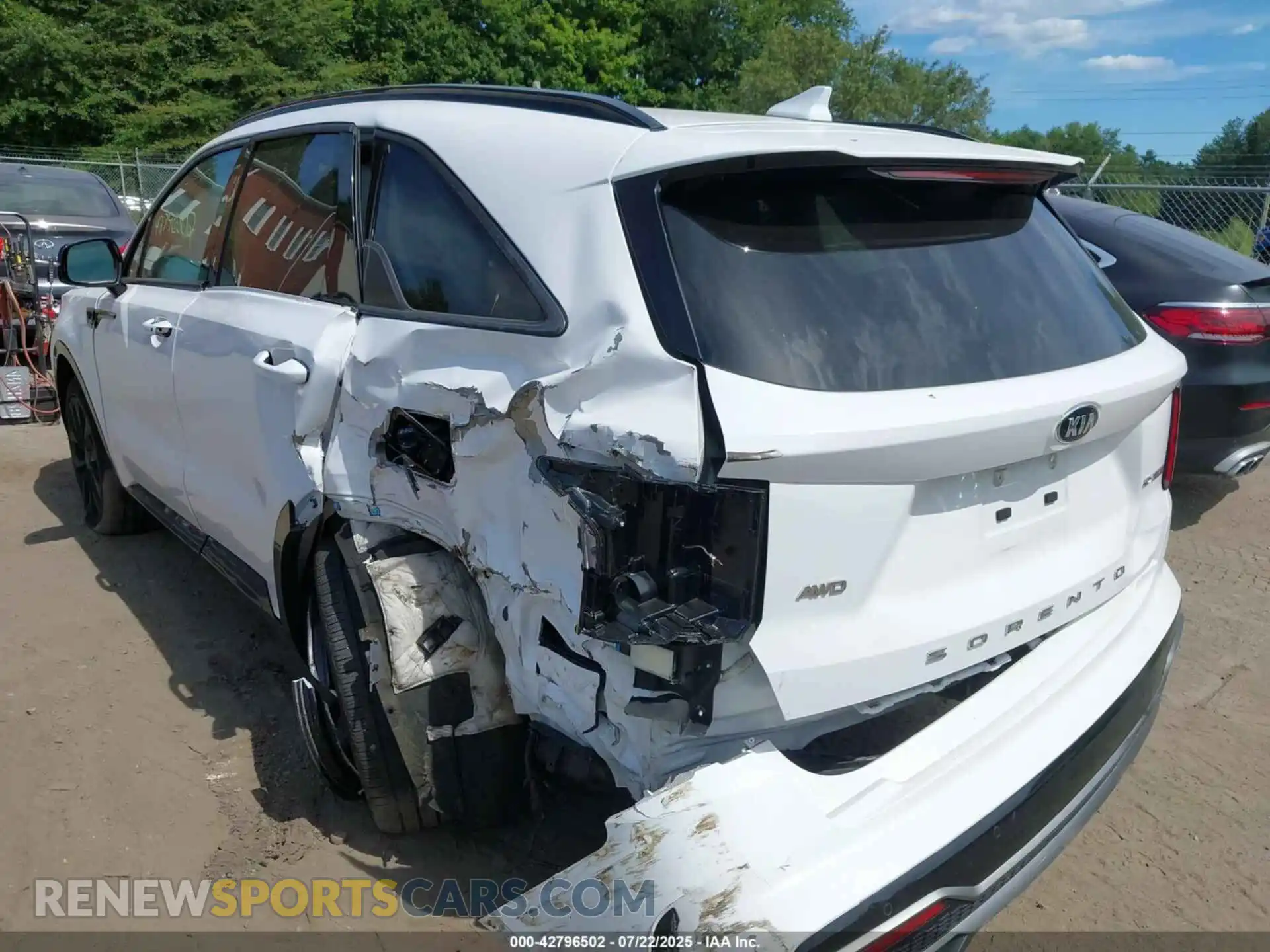 3 Photograph of a damaged car 5XYRKDLF9MG041283 KIA SORENTO 2021