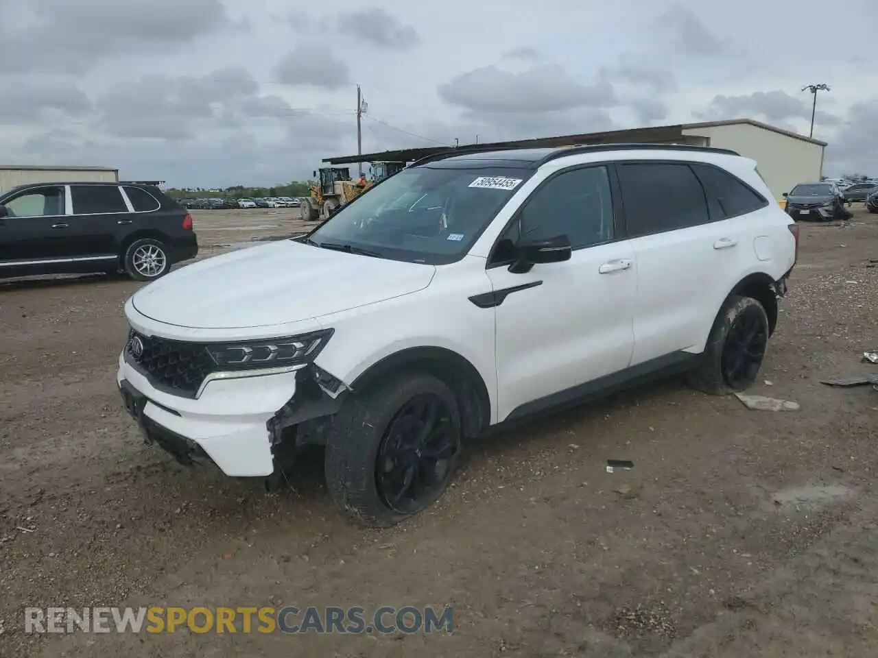1 Photograph of a damaged car 5XYRKDLFXMG009863 KIA SORENTO 2021