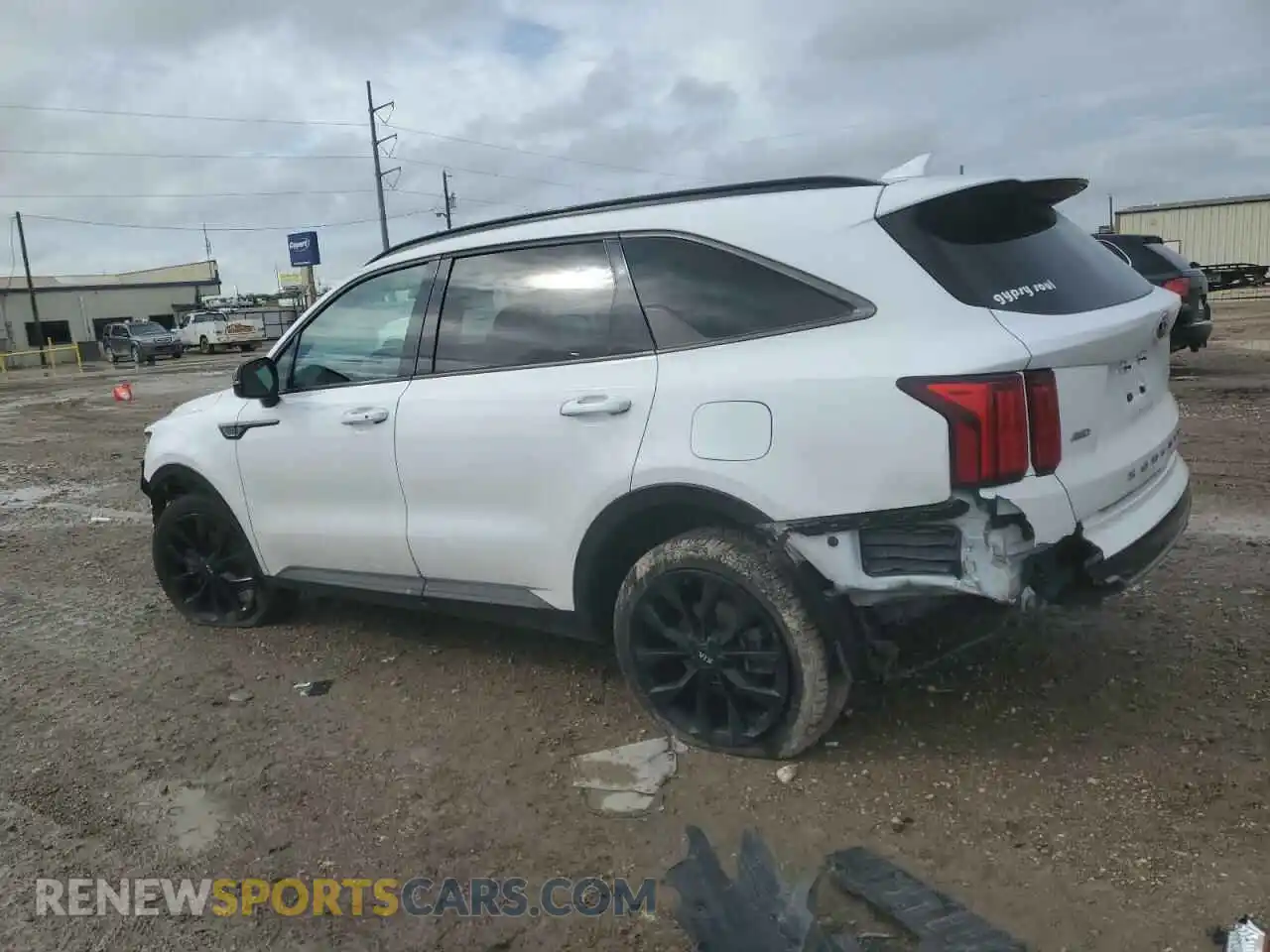 2 Photograph of a damaged car 5XYRKDLFXMG009863 KIA SORENTO 2021